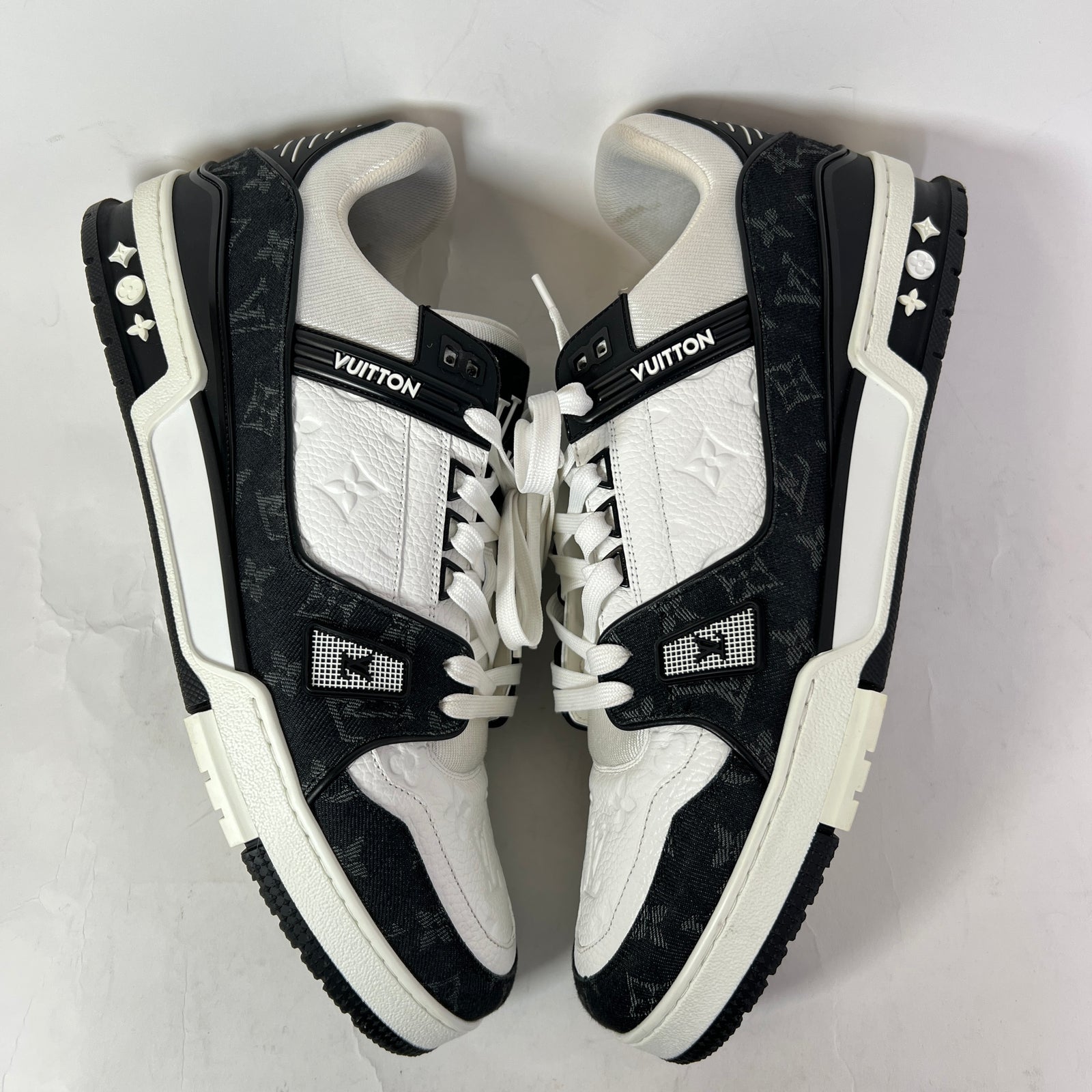 Louis Vuitton Denim Monogram LV Trainers