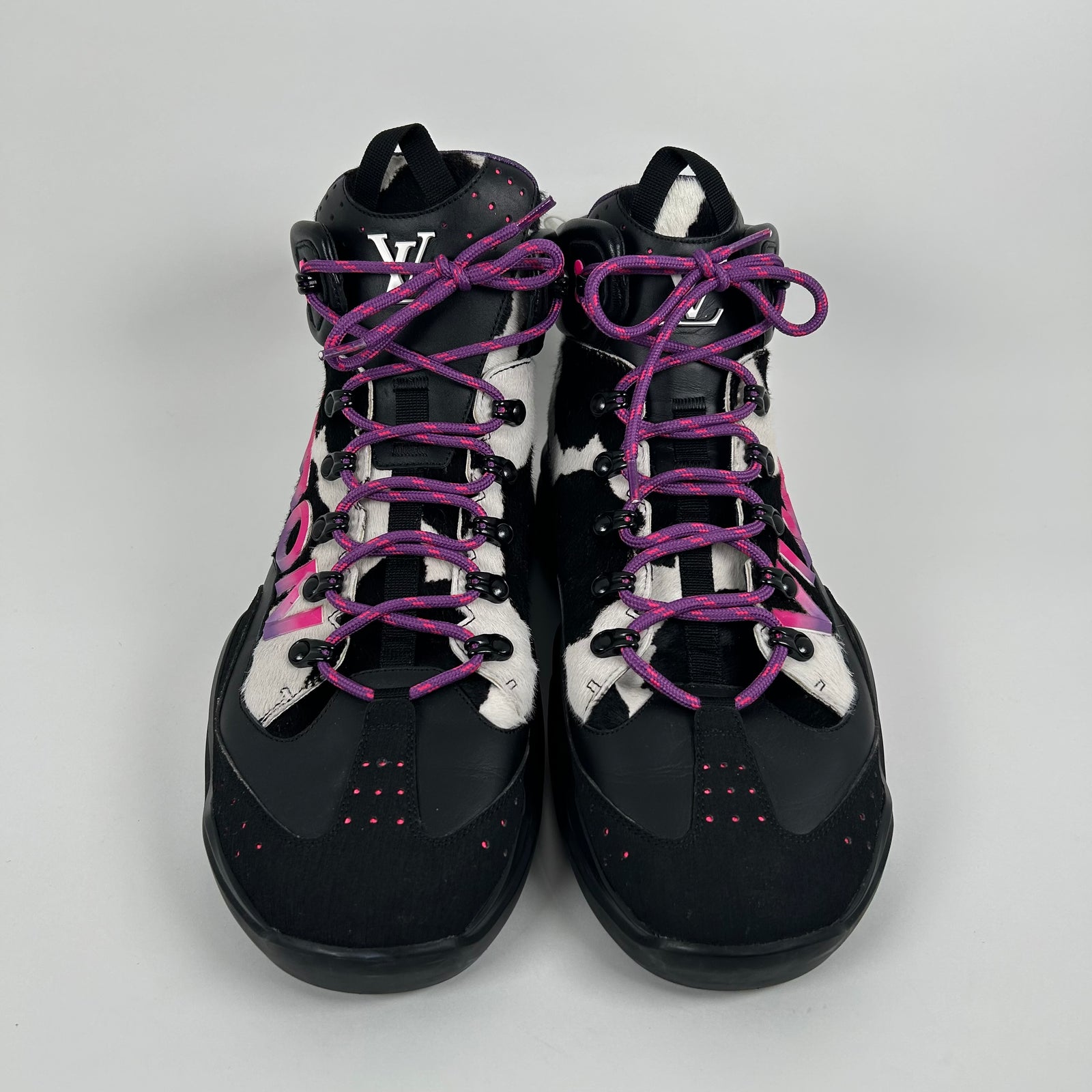 Louis Vuitton Millenium Ankle Ponyhair Boot Size LV10