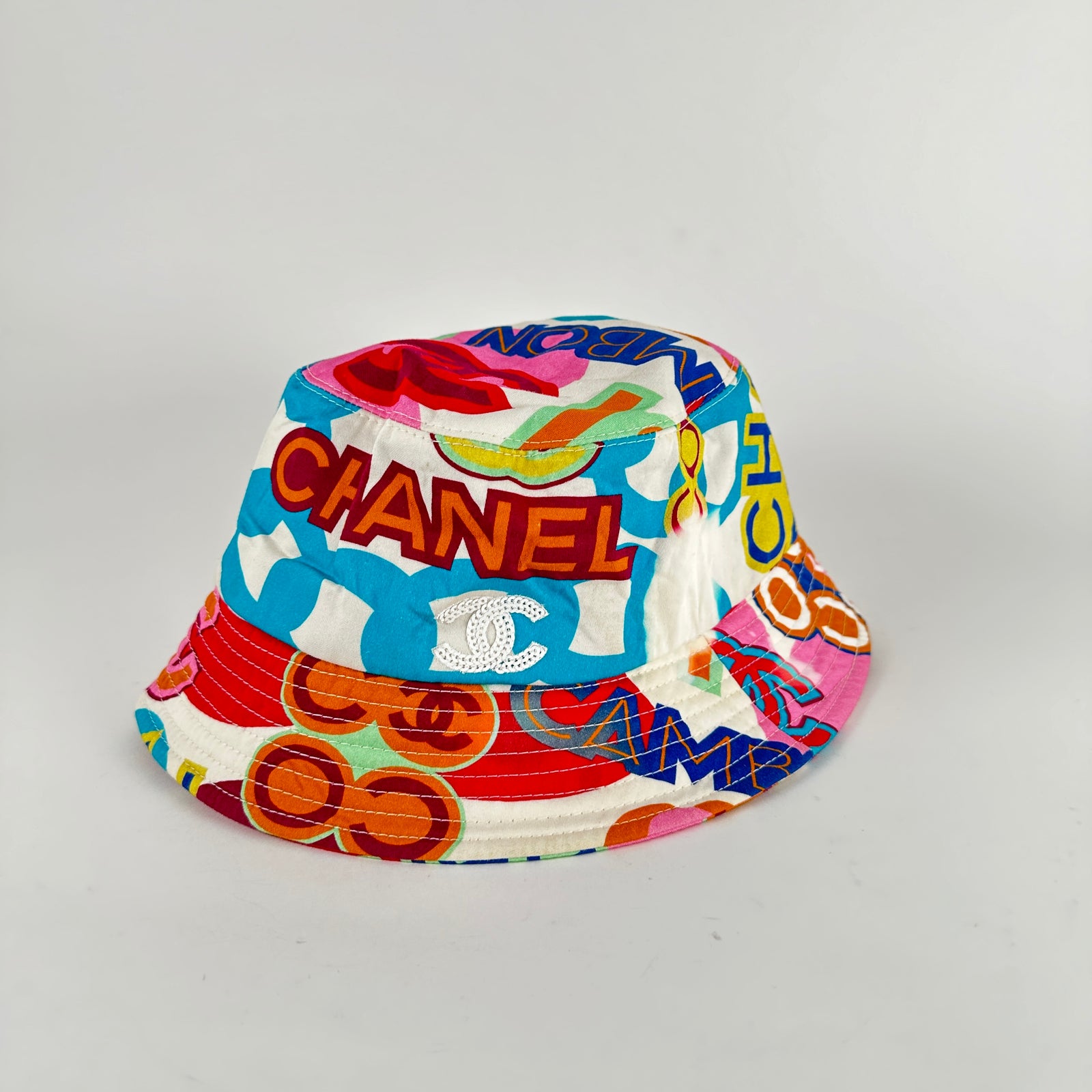 Chanel Multi-Logo Bucket Hat Size M