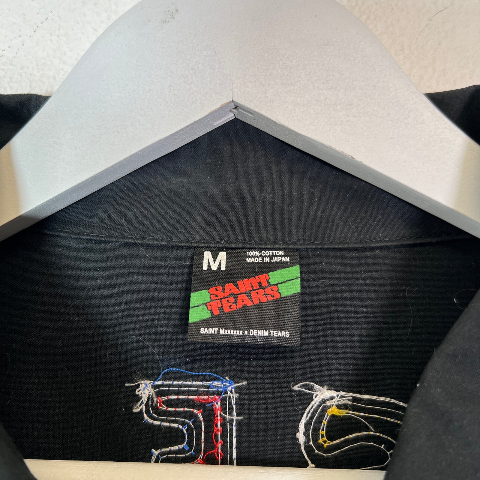 Saint Michael x Denim Tears Black 'Choose Your Savior' Work Jacket Size M