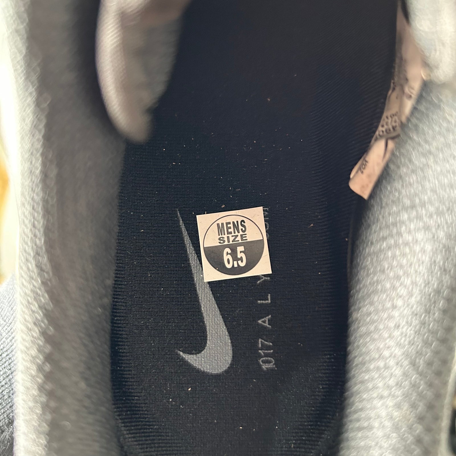 Alyx 1017 x Nike Black Air Force 1 Low Size 6.5