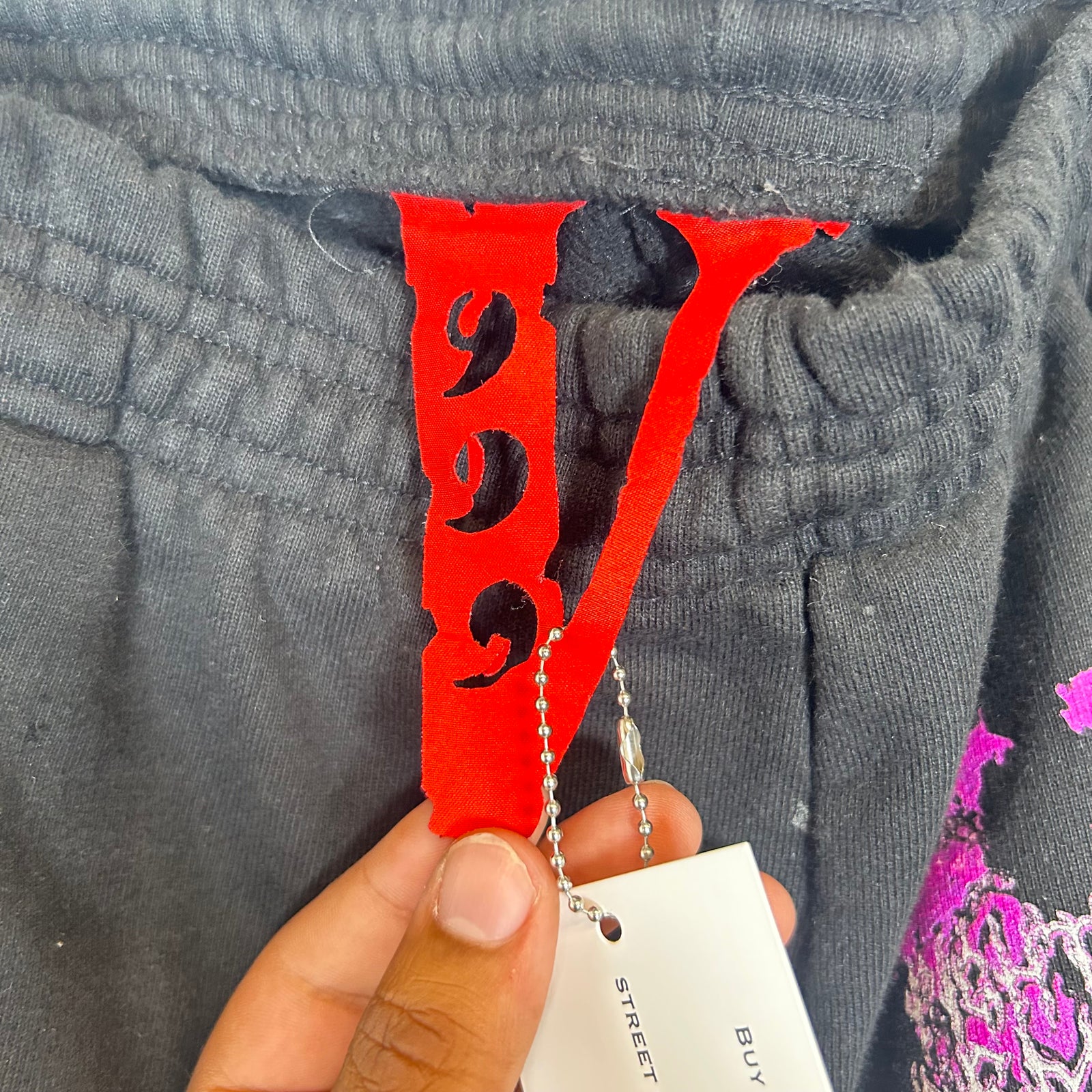 VLONE x Juice WRLD Black ‘Fighting Demons’ Sweatpants Size XXL