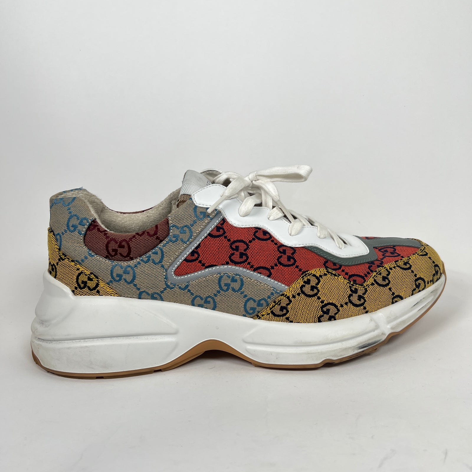 Gucci Multicolor GG Rhyton Sneaker Size GG 11