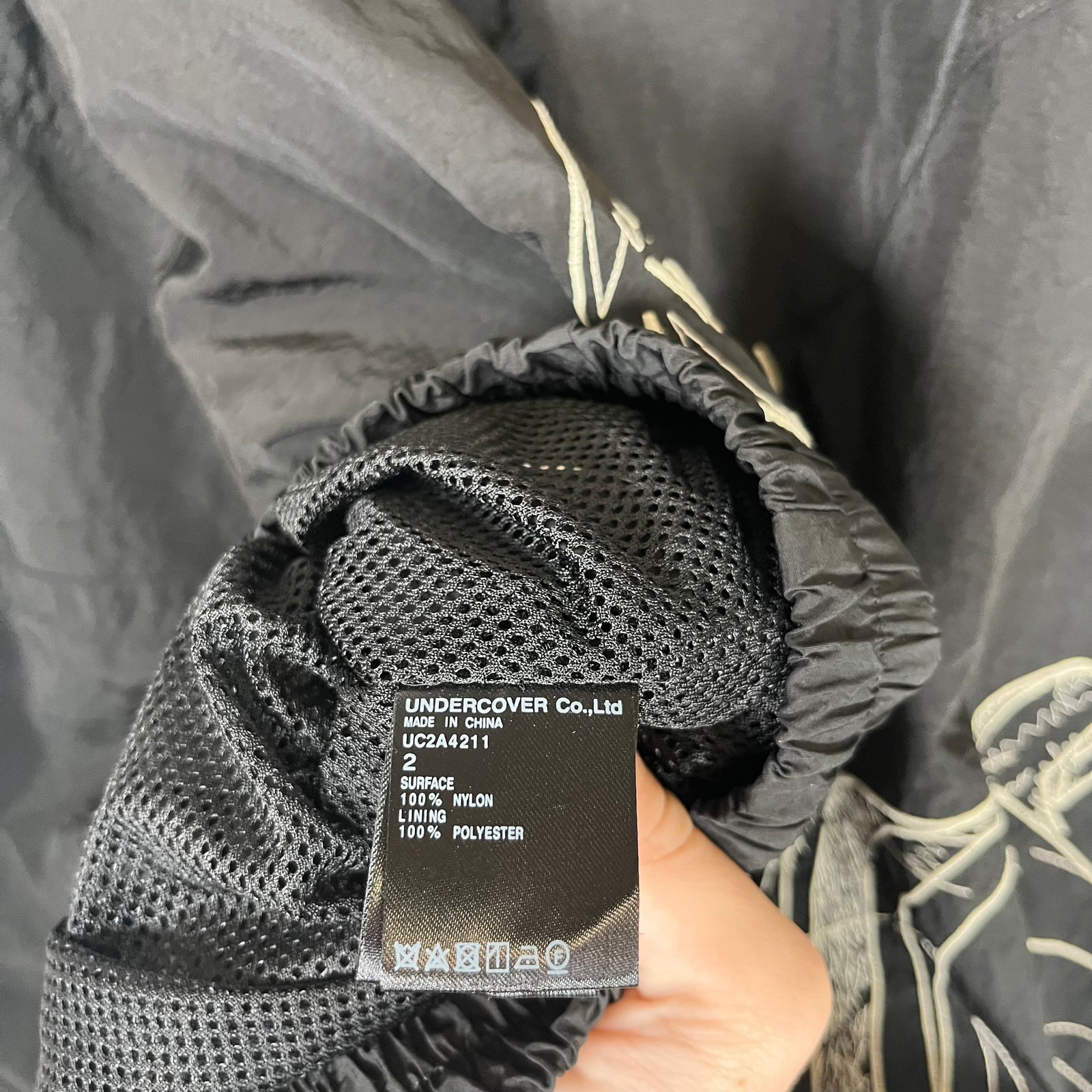 Undercover Black Eva Sketch Jacket Size M