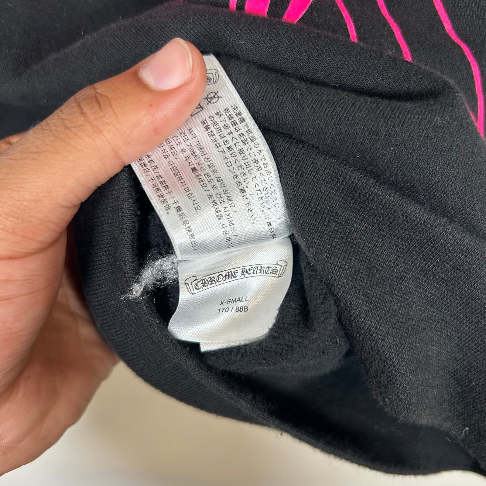 Chrome Hearts Foti Skeleton Online Exclusive Hoodie Size XS