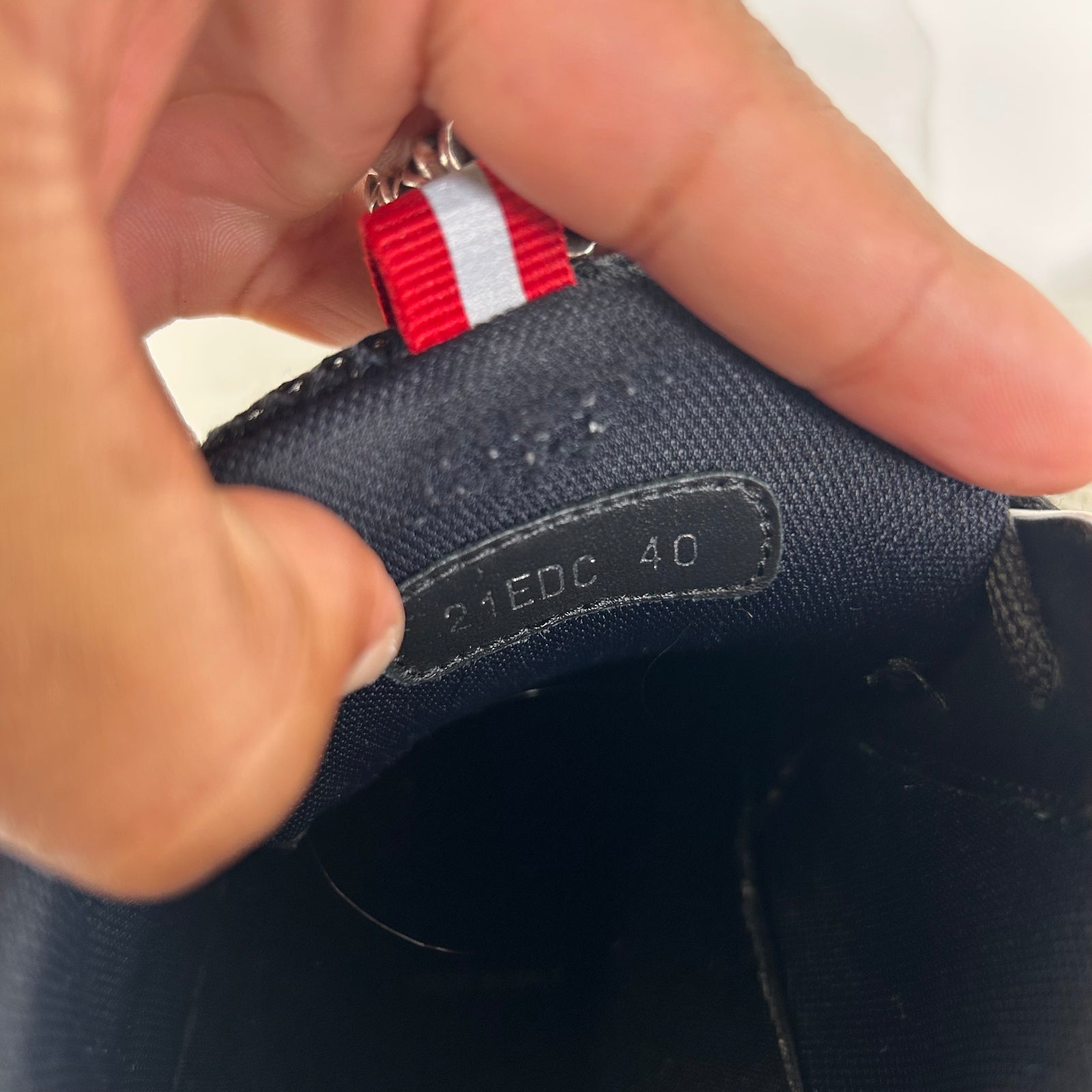 Dior B22 Red/White Sneaker Size 40