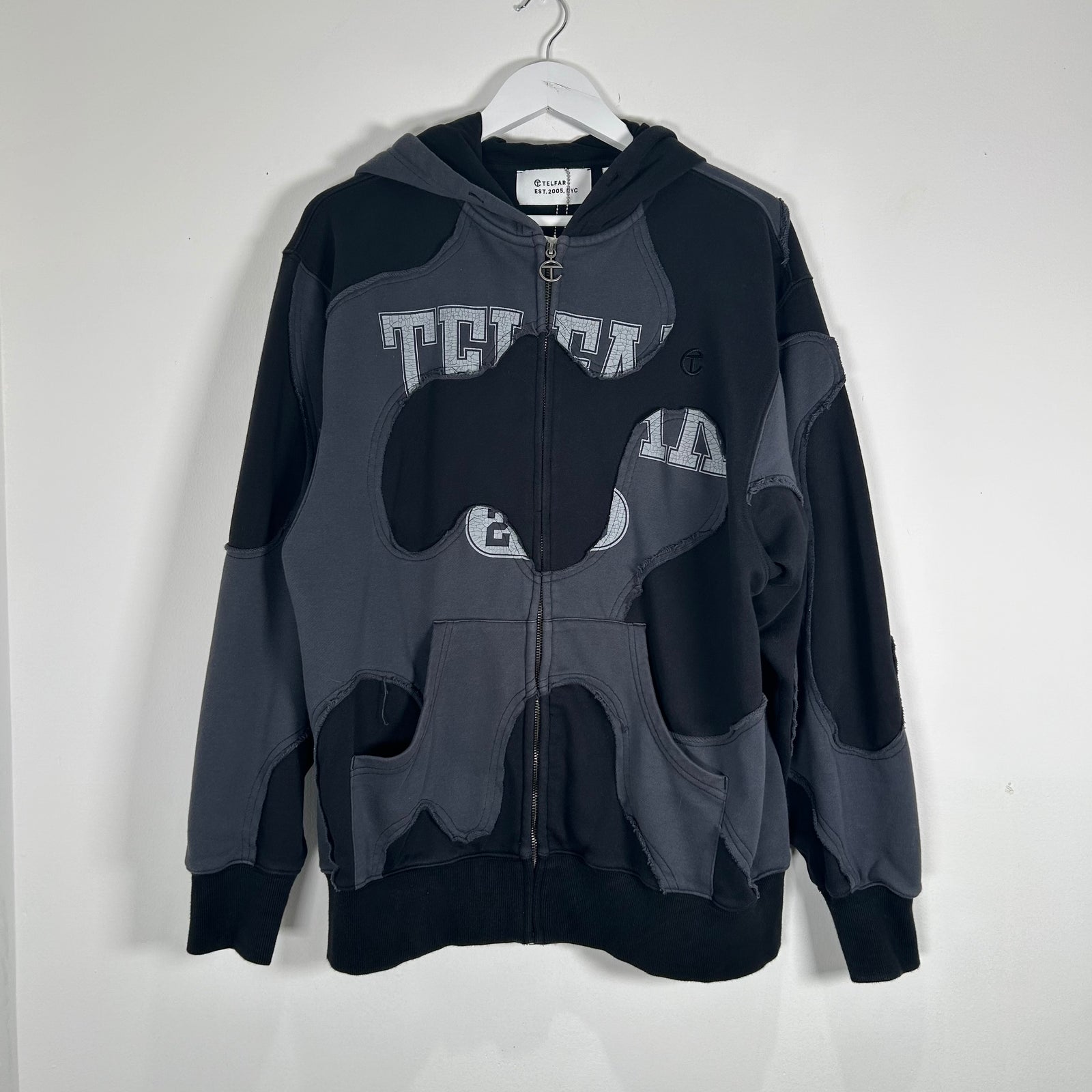 Telfar Black Camo Hoodie Size M/L