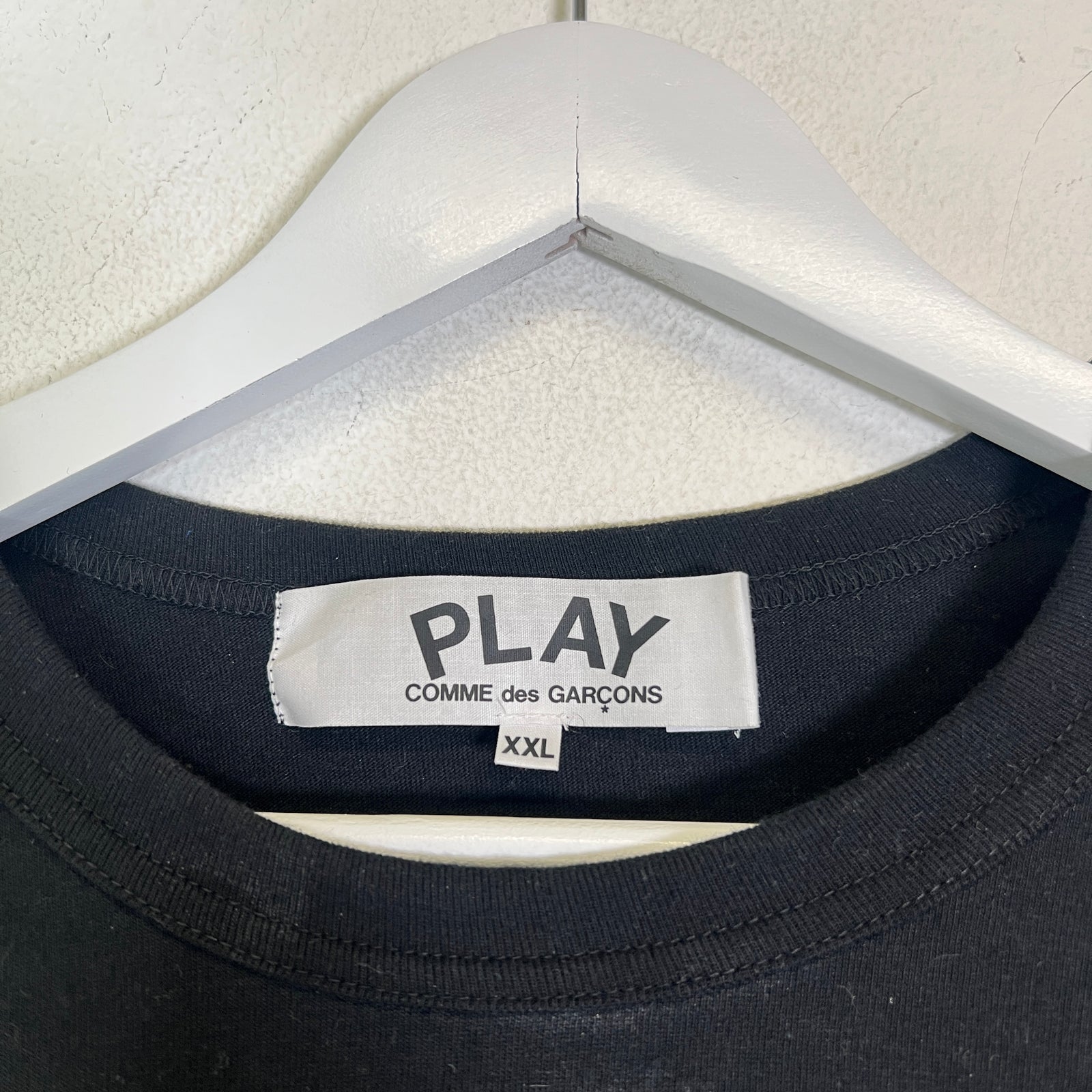 CDG Play Black Heart Logo Longsleeve Size XXL
