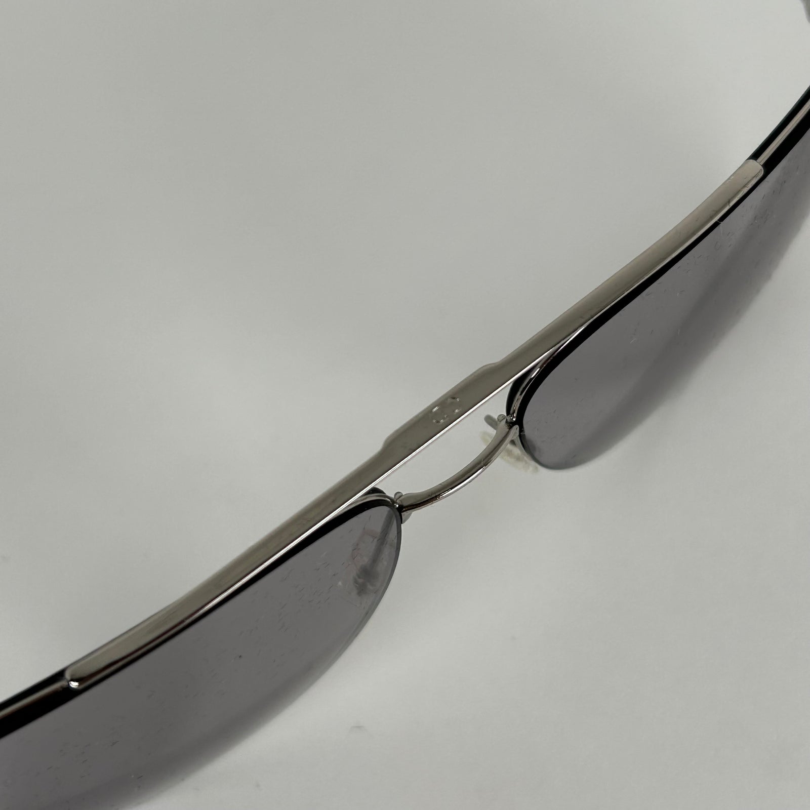 Christian Dior Homme Silver Aviator Sunglasses