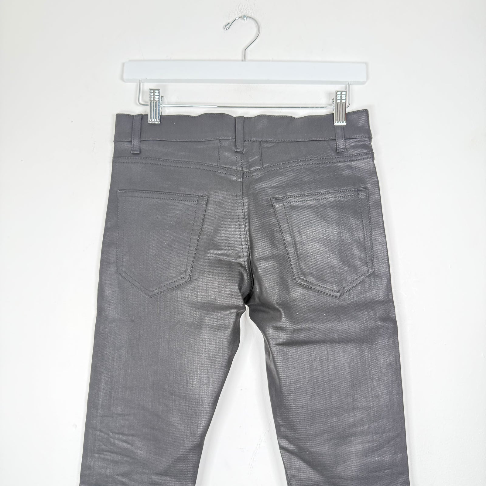 Saint Laurent Jeans Black Waxed D02 Size 27