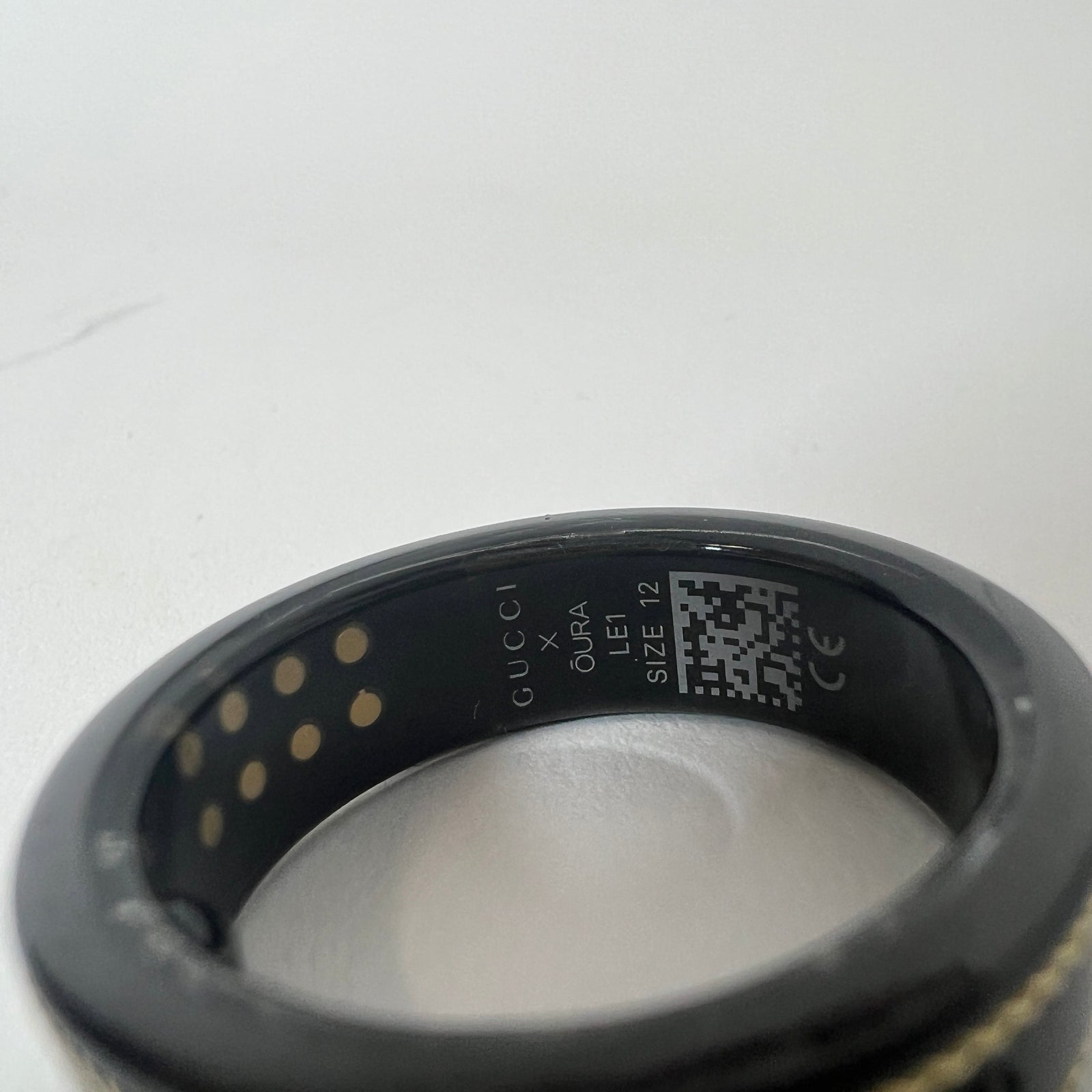 Gucci x Oura 18k Gold Smart Ring Size 12