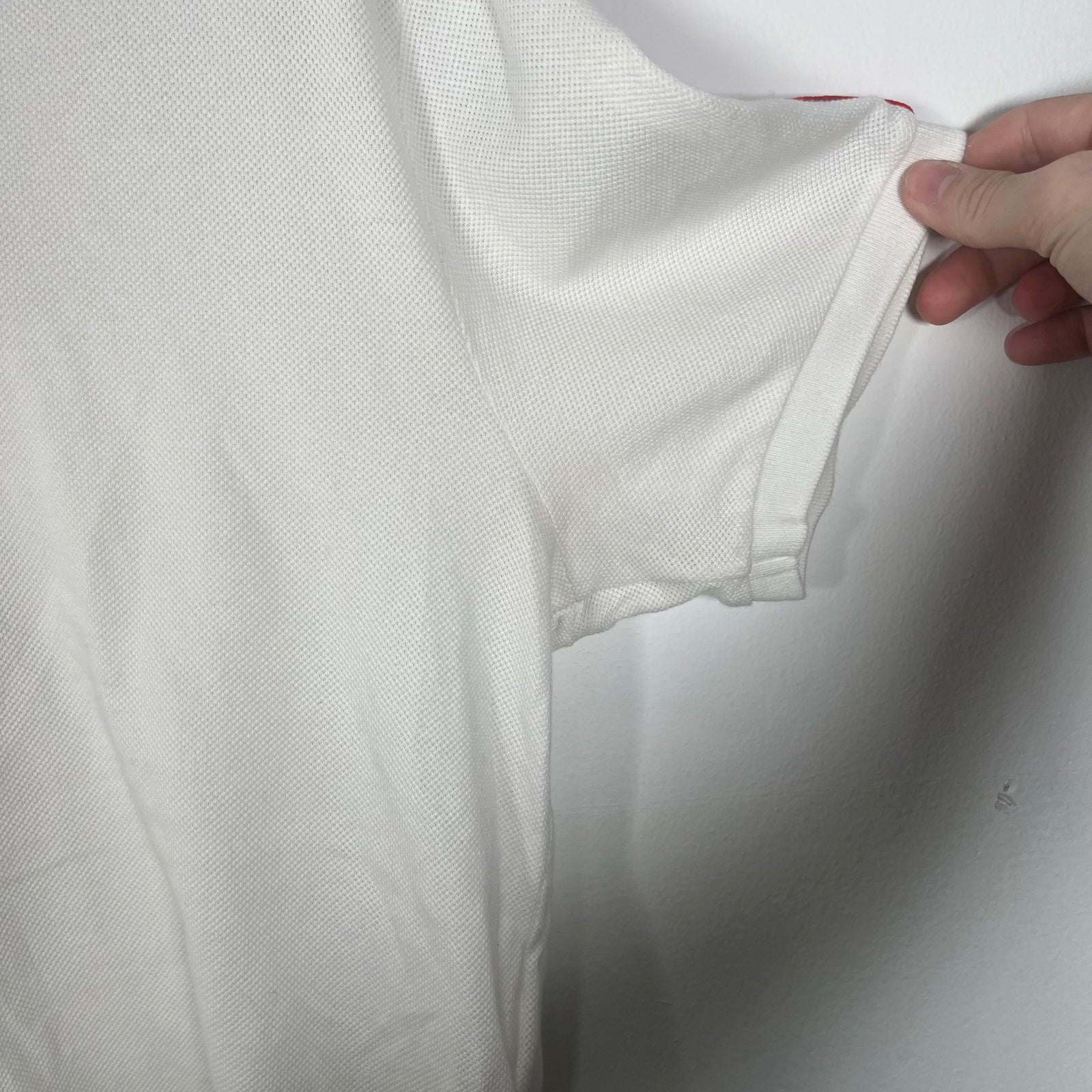 Gucci White Stripe Polo Shirt Size XXL
