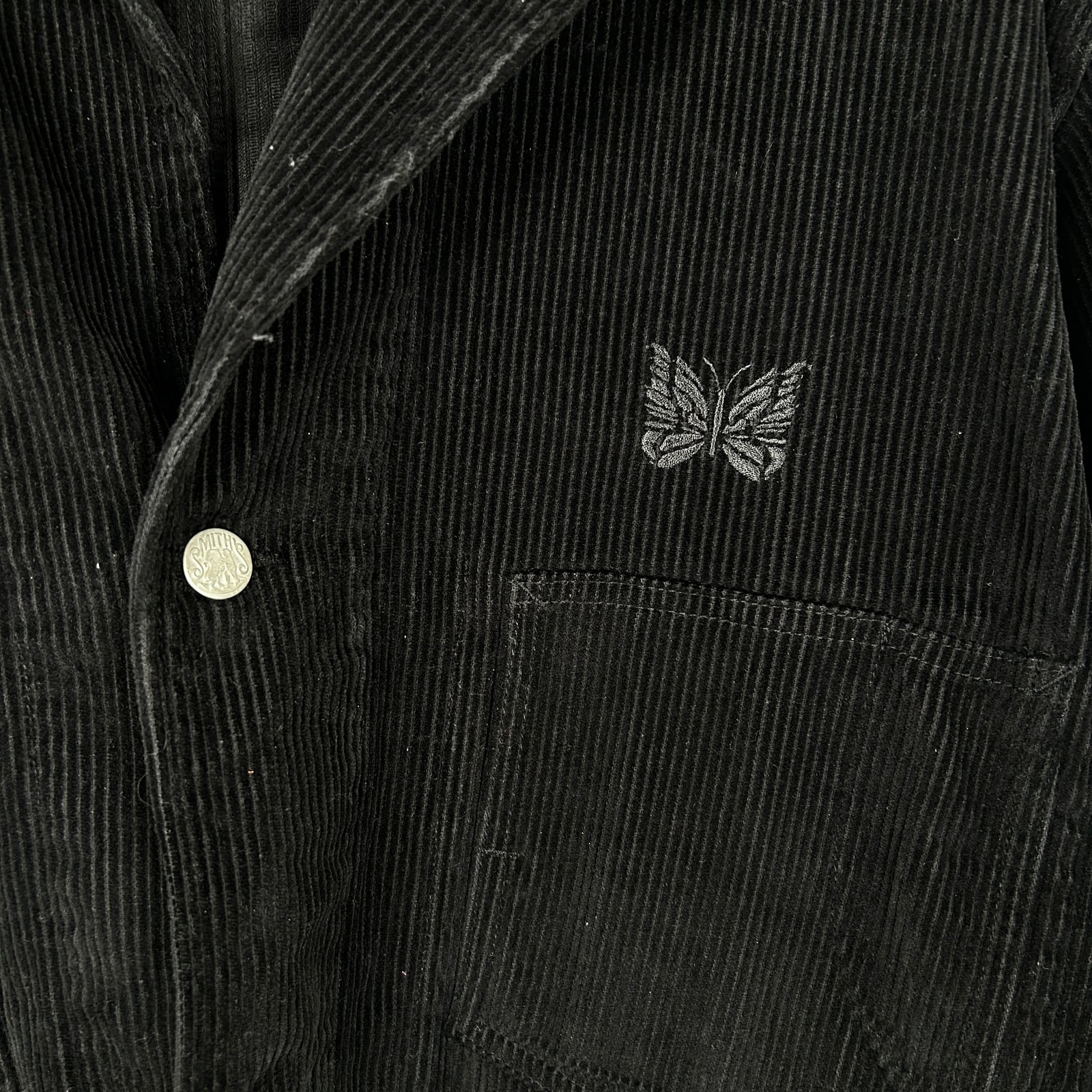 Needles Work Jacket Black Corduroy Size XL
