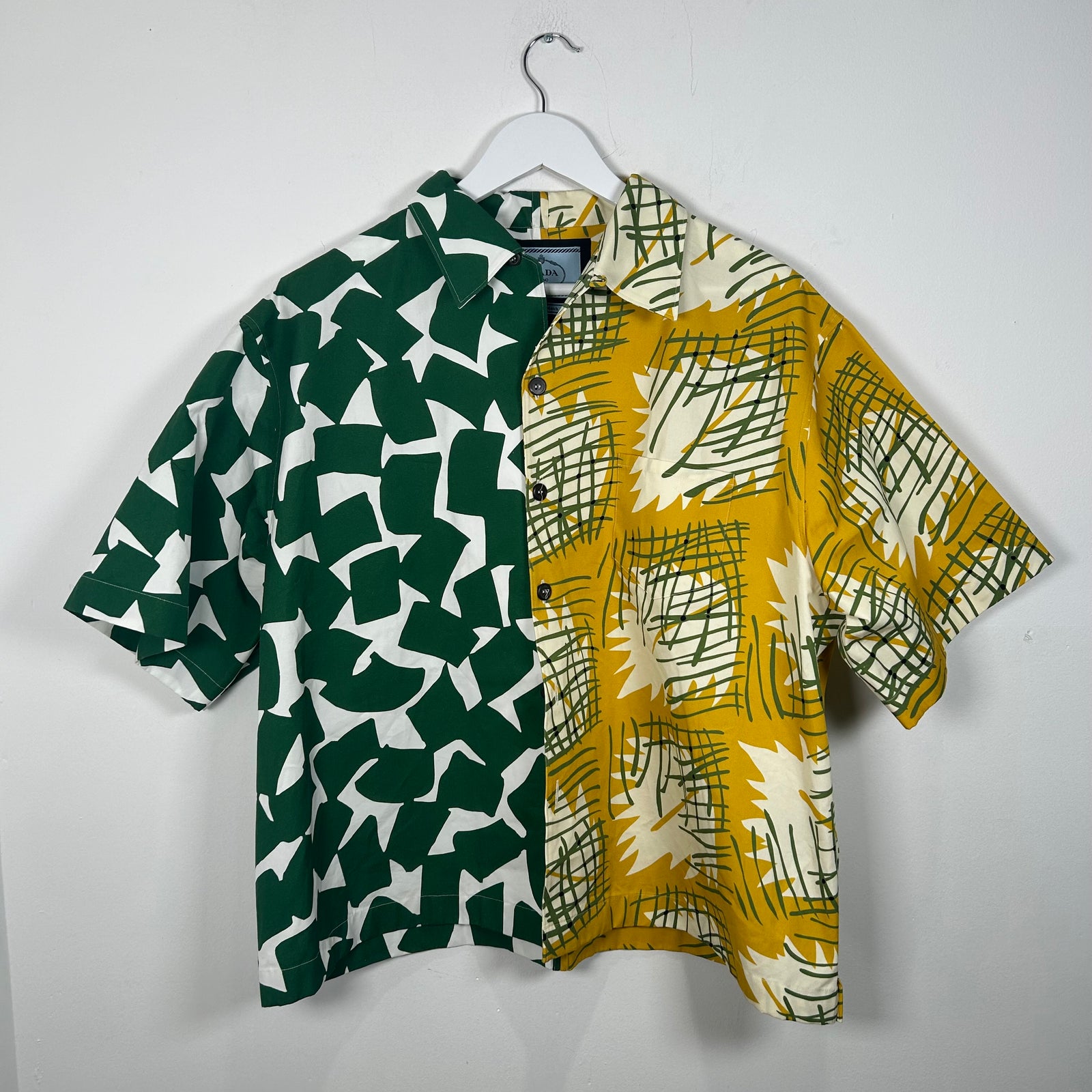 Prada Green/Yellow Half Match Size XL