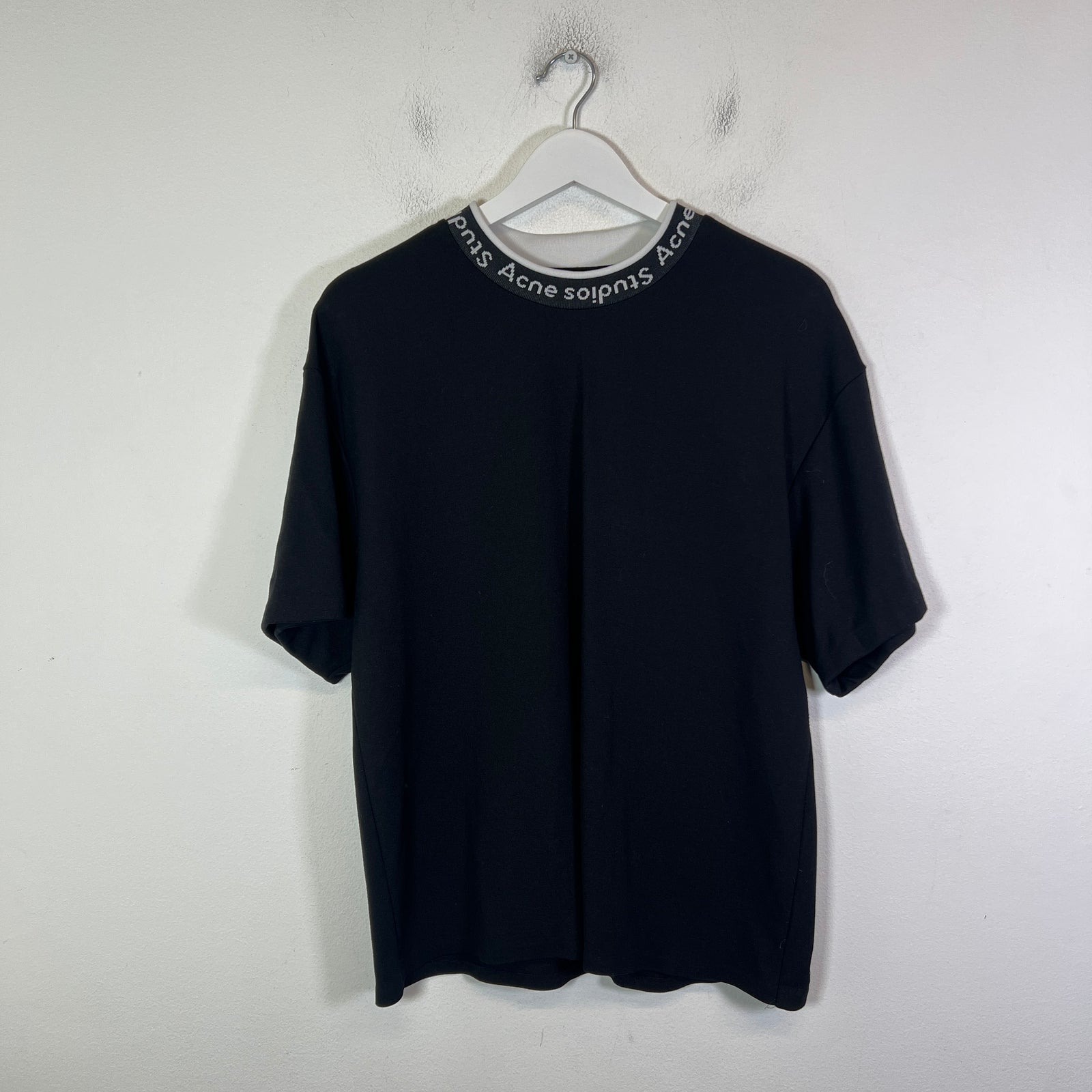 Acne Studios Navid Neck Logo Jacquard T-Shirt