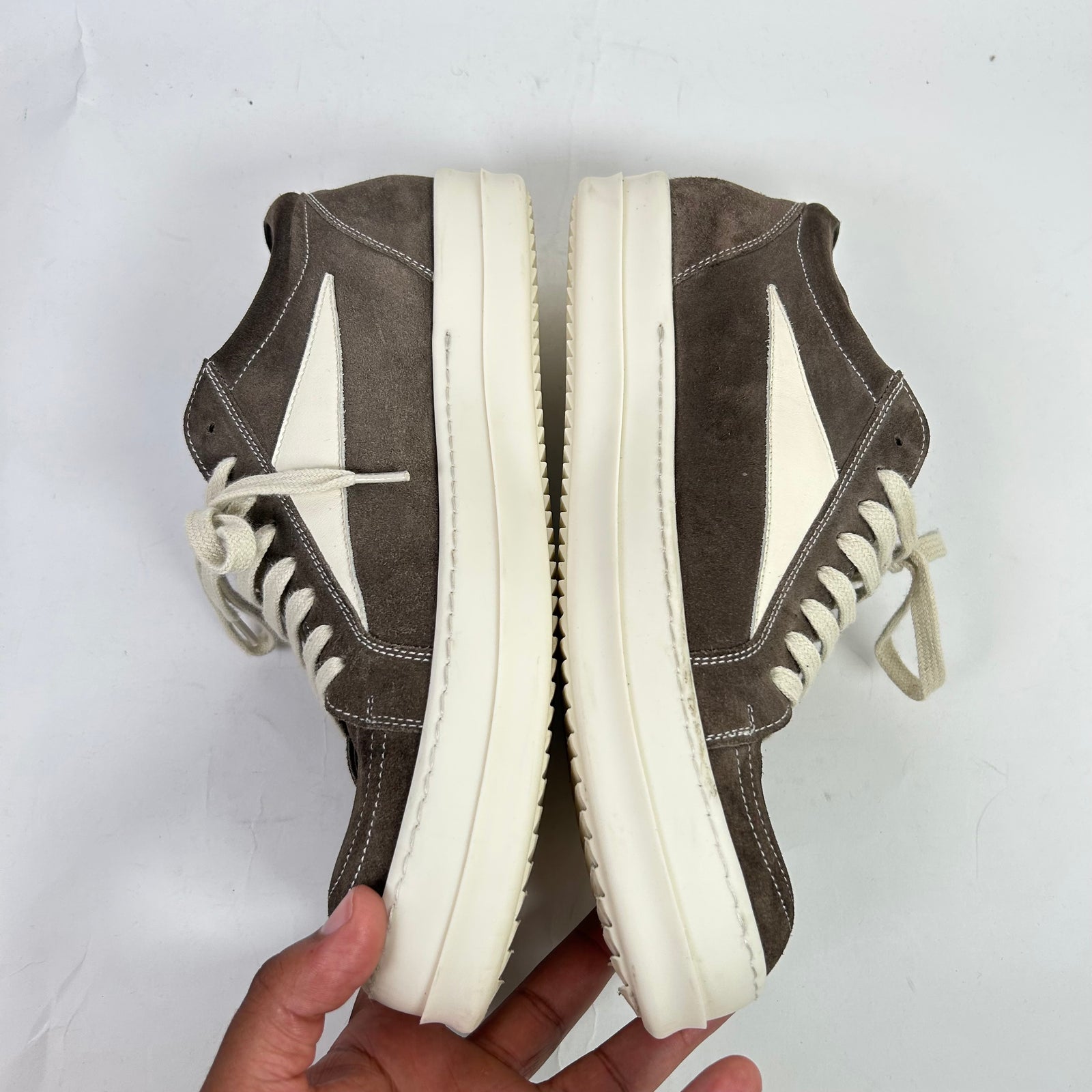 Rick Owens Dust Suede Vintage Sneakers