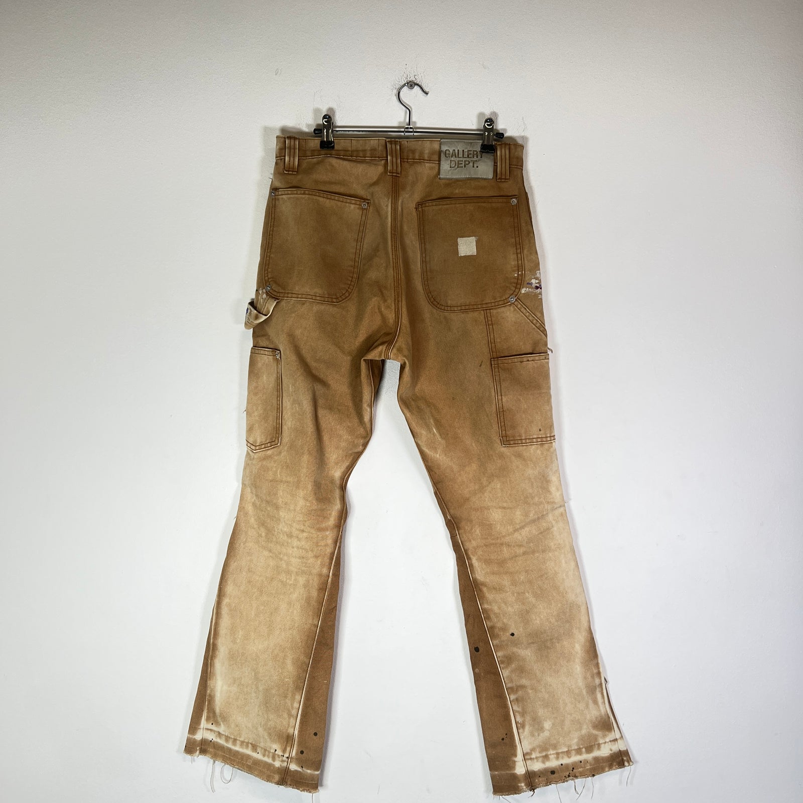 Gallery Dept Tan Carpenter Flare Pants Size 32