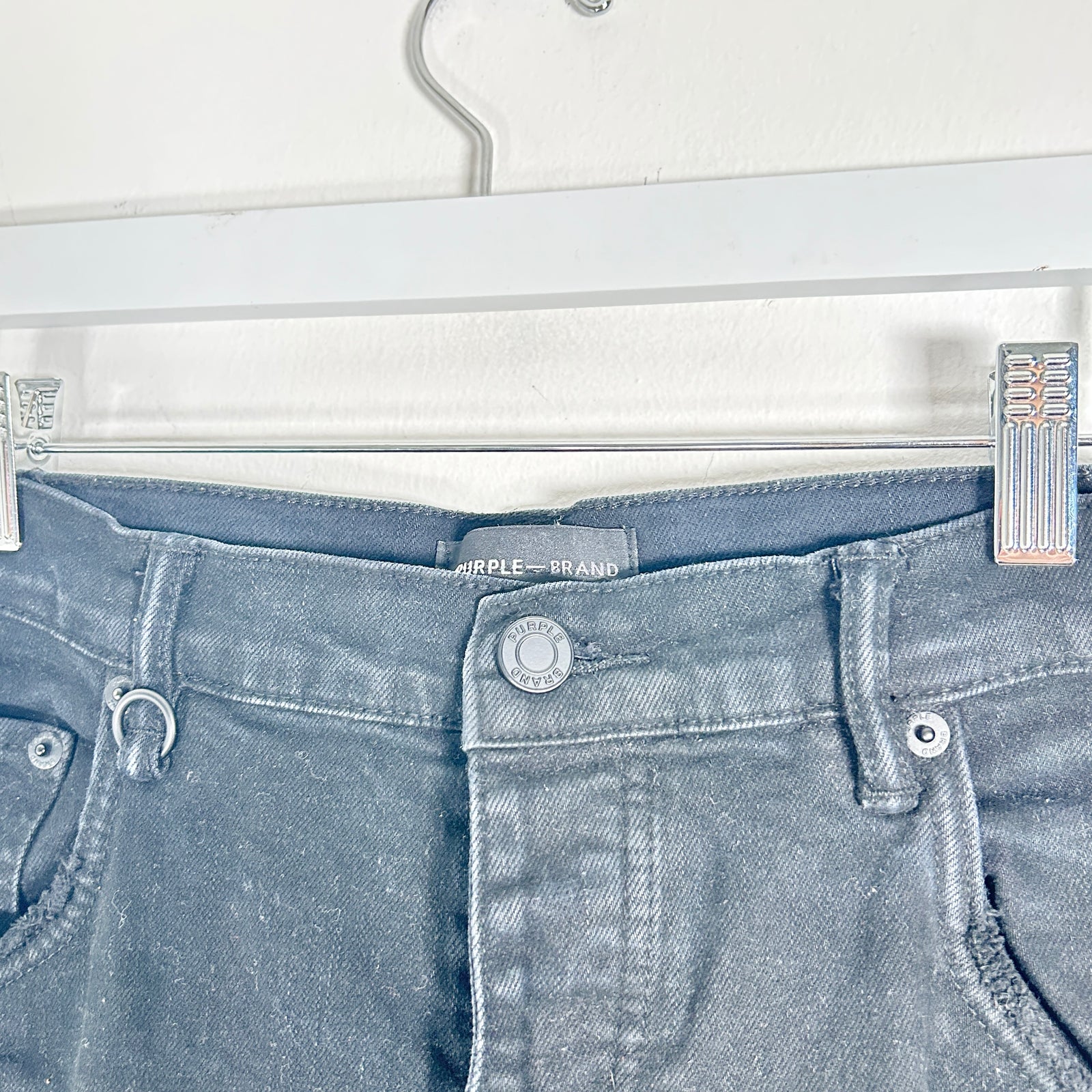 Purple Brand Black 'P001' Denim Jeans Size 38