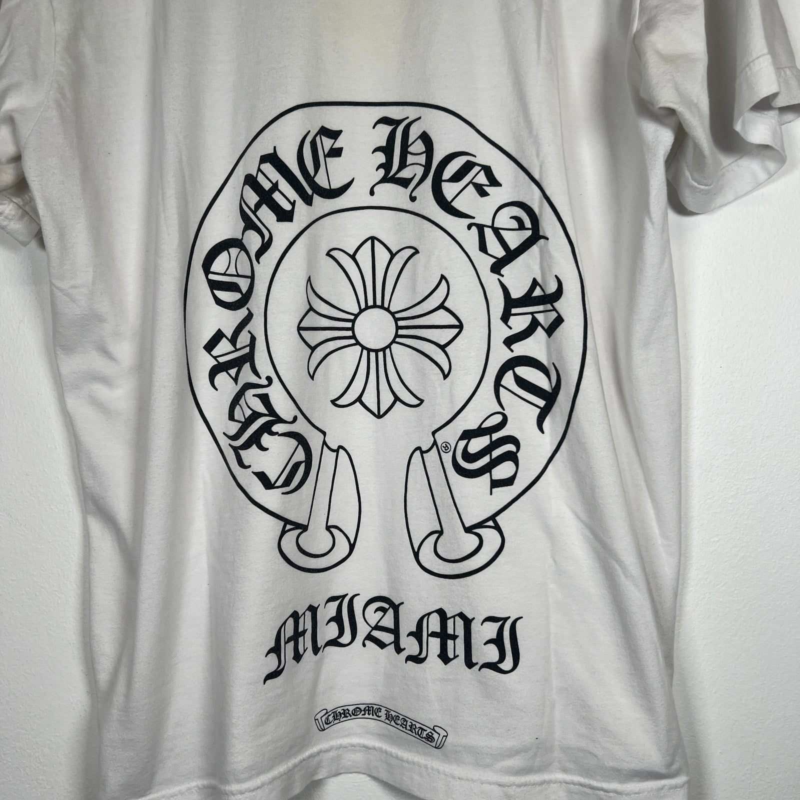 Chrome Hearts Horseshoe Miami T-Shirt Size L