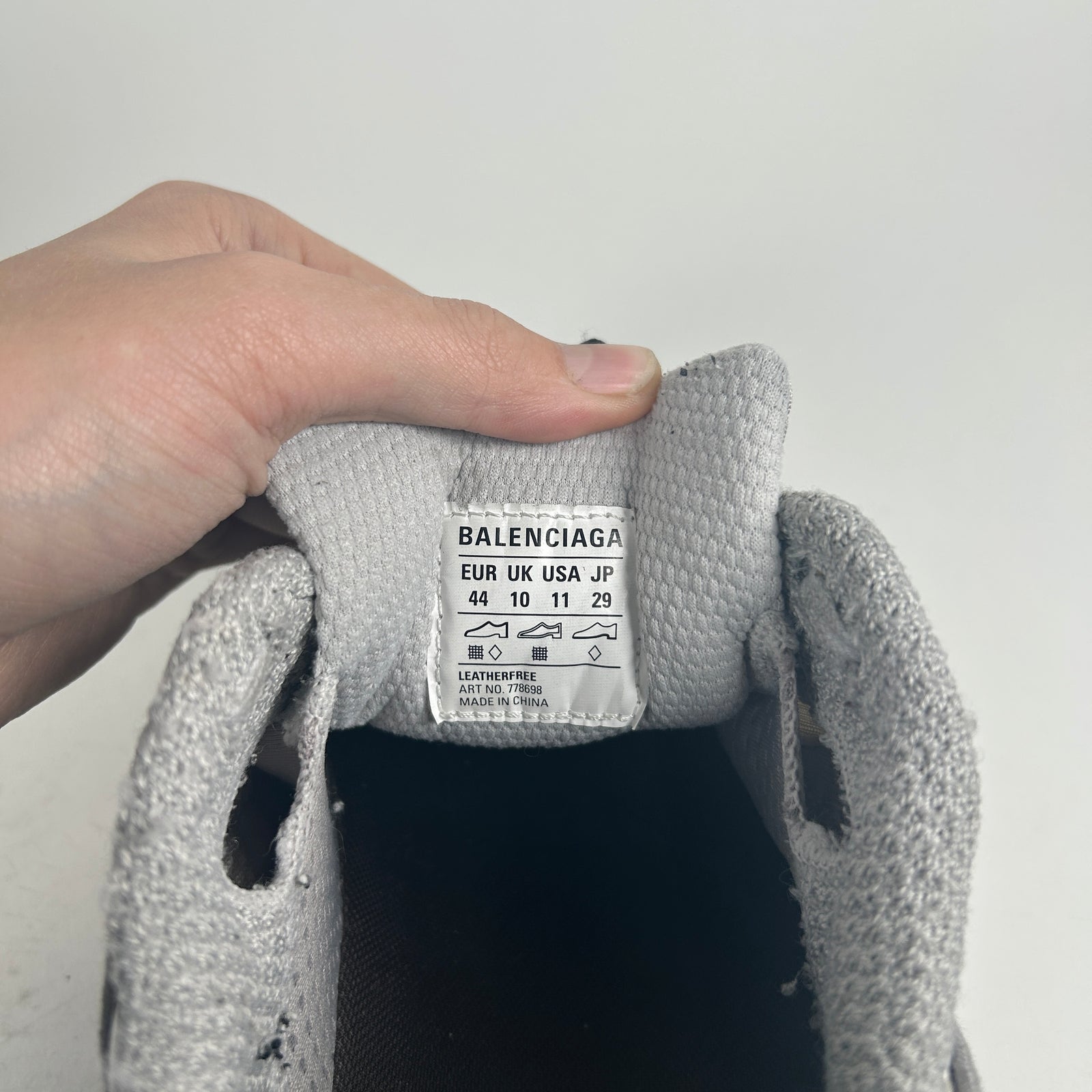 Balenciaga Grey 3XL Extreme Laces Sneaker Size 44