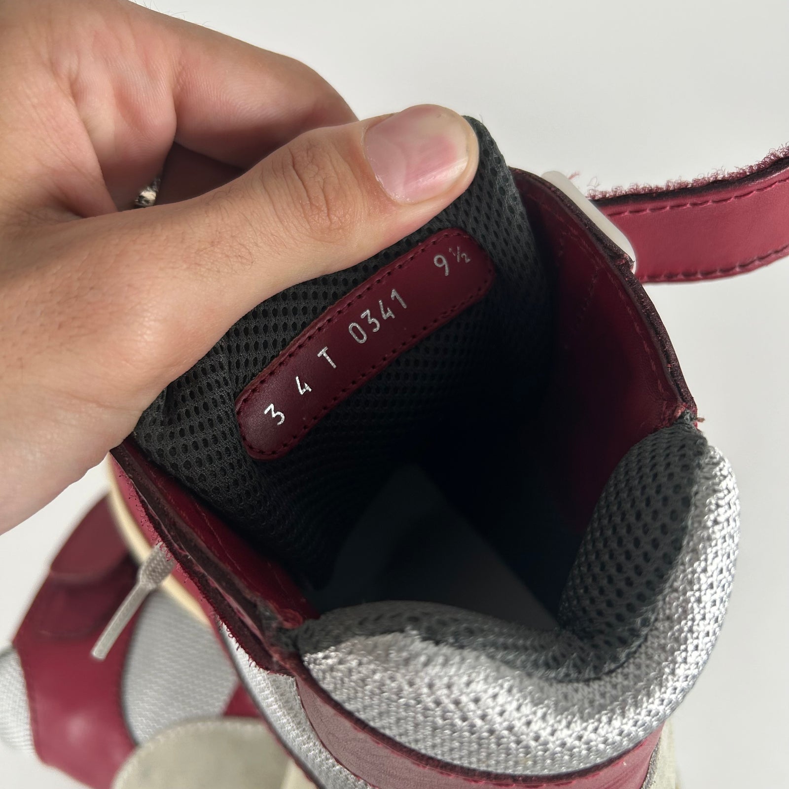 Prada America's Cup Burgundy Sneakers Size 9.5