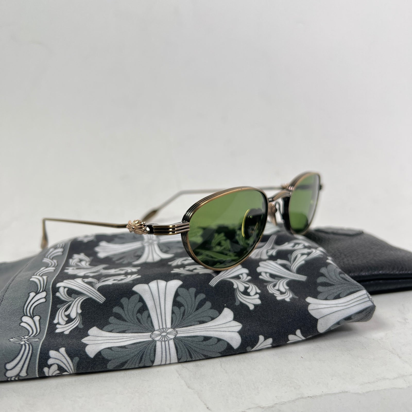 Chrome Hearts Olive Clitorial Sunglasses