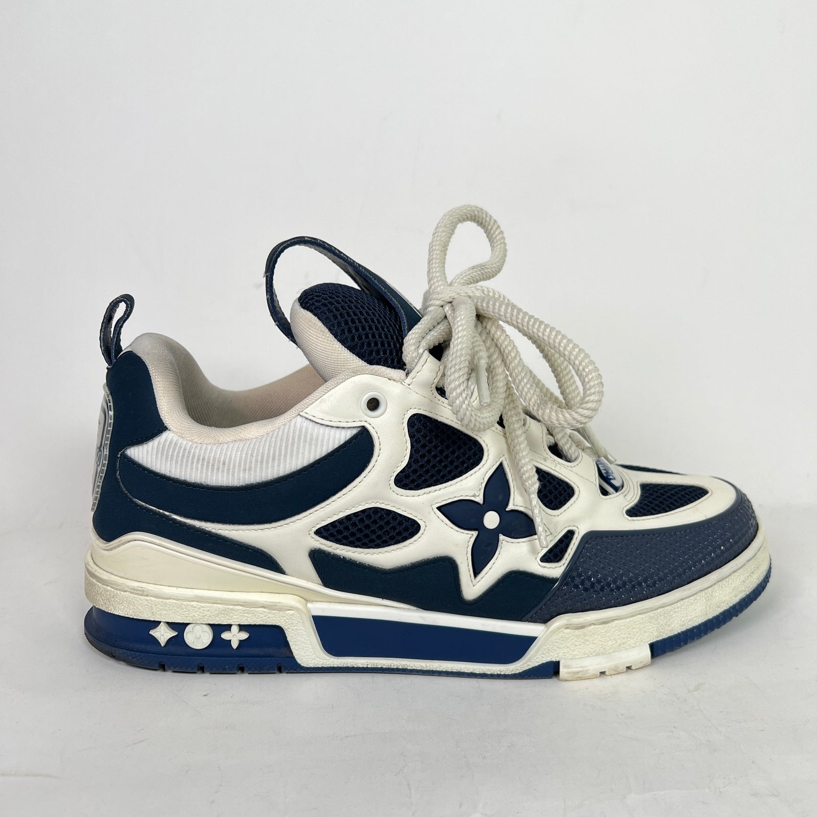 Louis Vuitton Navy Skate Sneakers