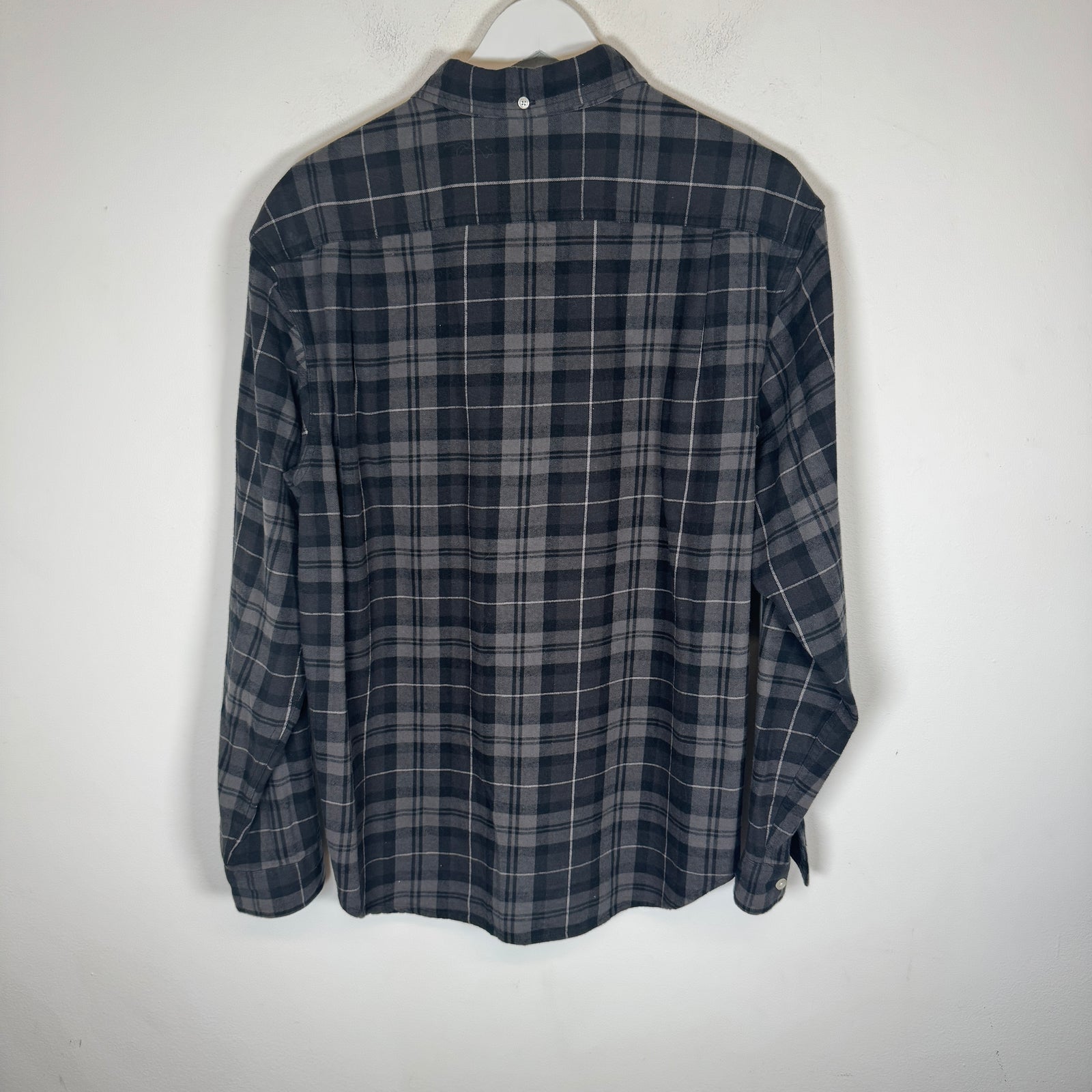 Supreme Black Plaid Flannel Shirt Size M