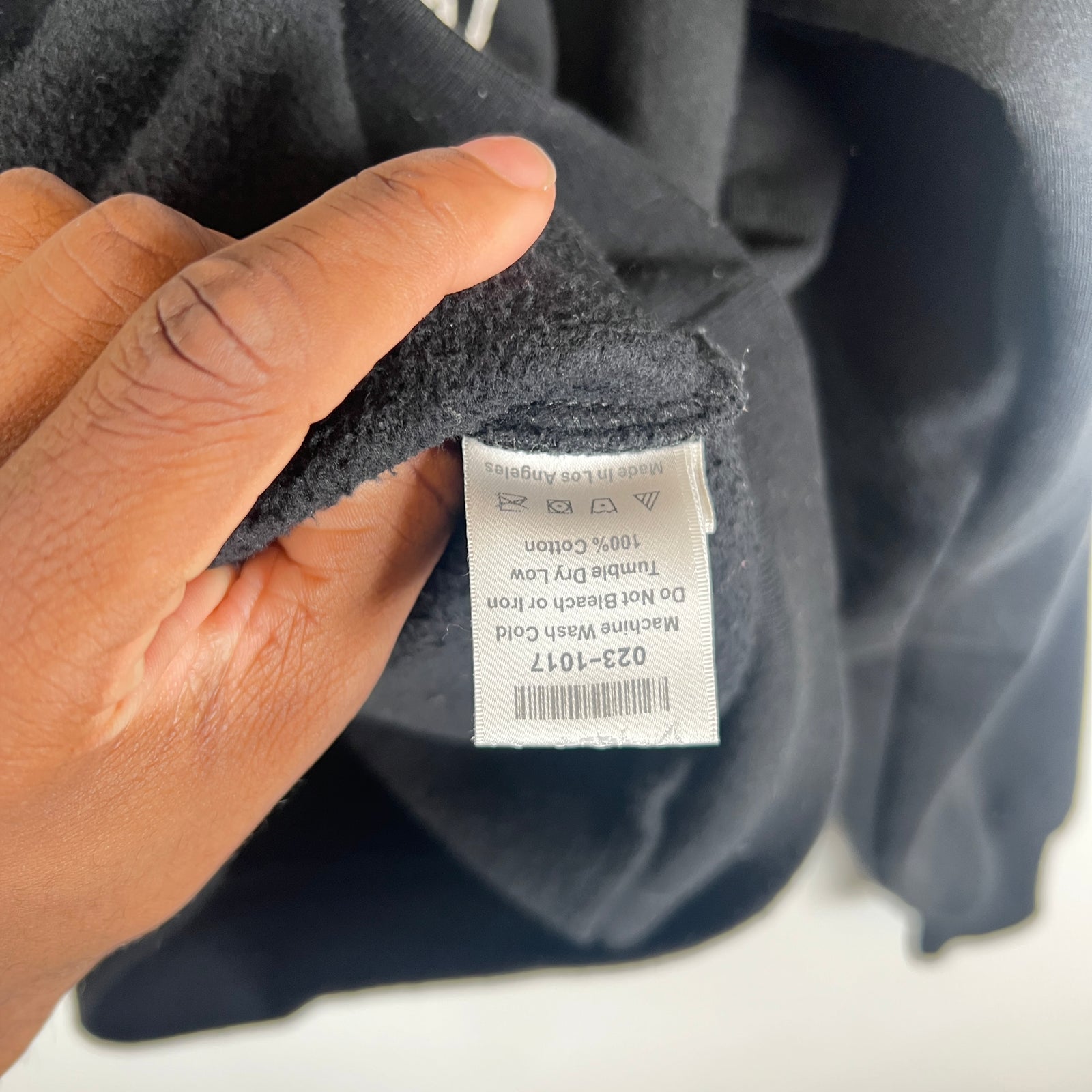 Sp5der Black OG Web Hoodie Size L