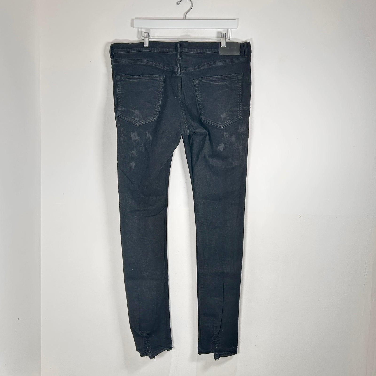 Purple Brand Black 'P001' Denim Jeans Size 38