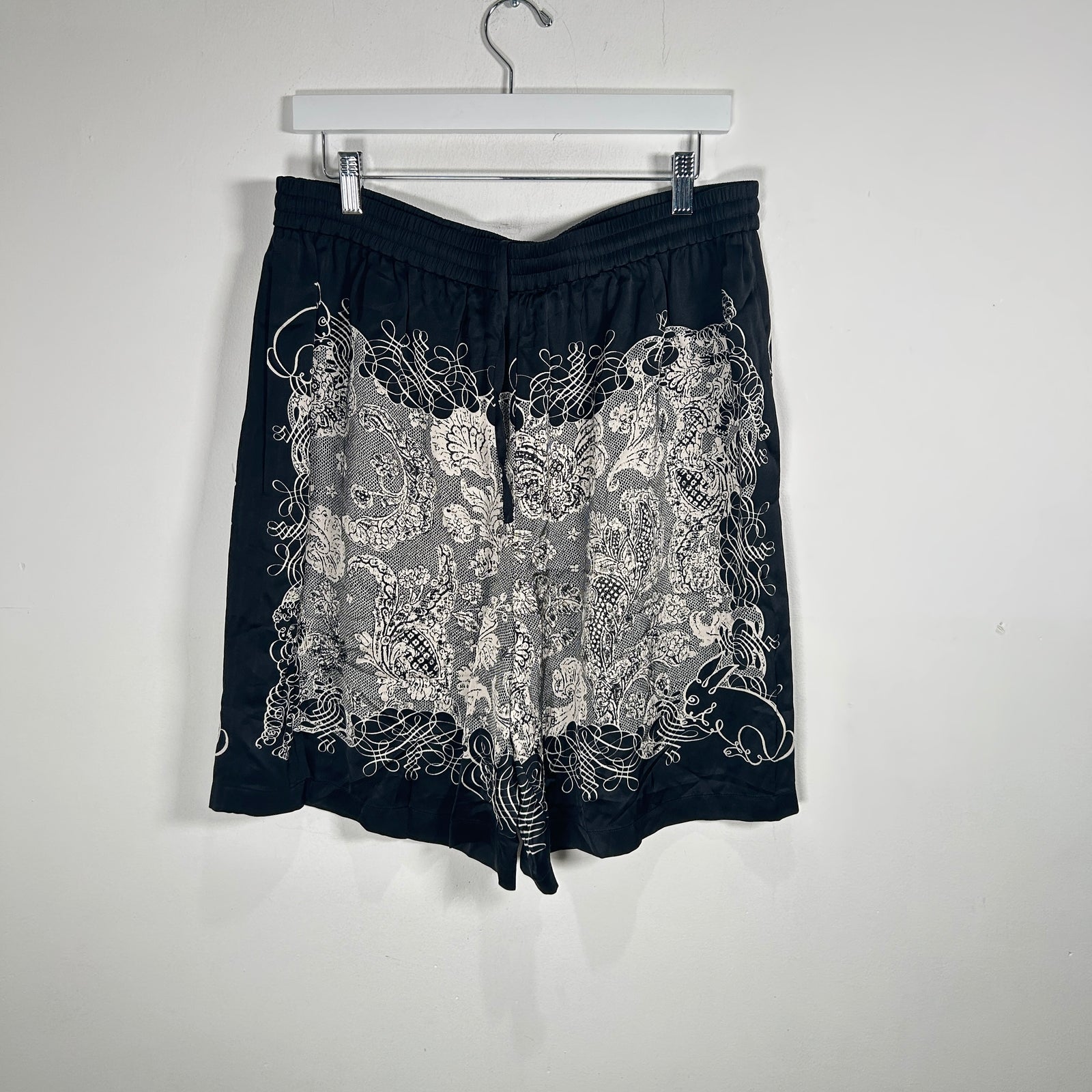 Acne Studios Patterned Viscose Shorts Size XL
