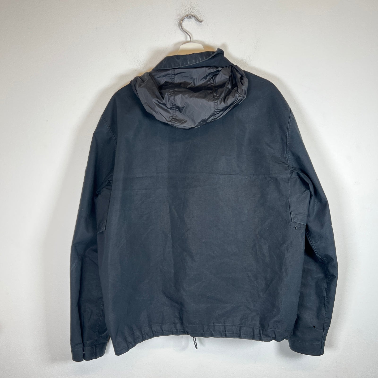 Stone Island Black Mac Supima Ghost Piece Jacket Size XL