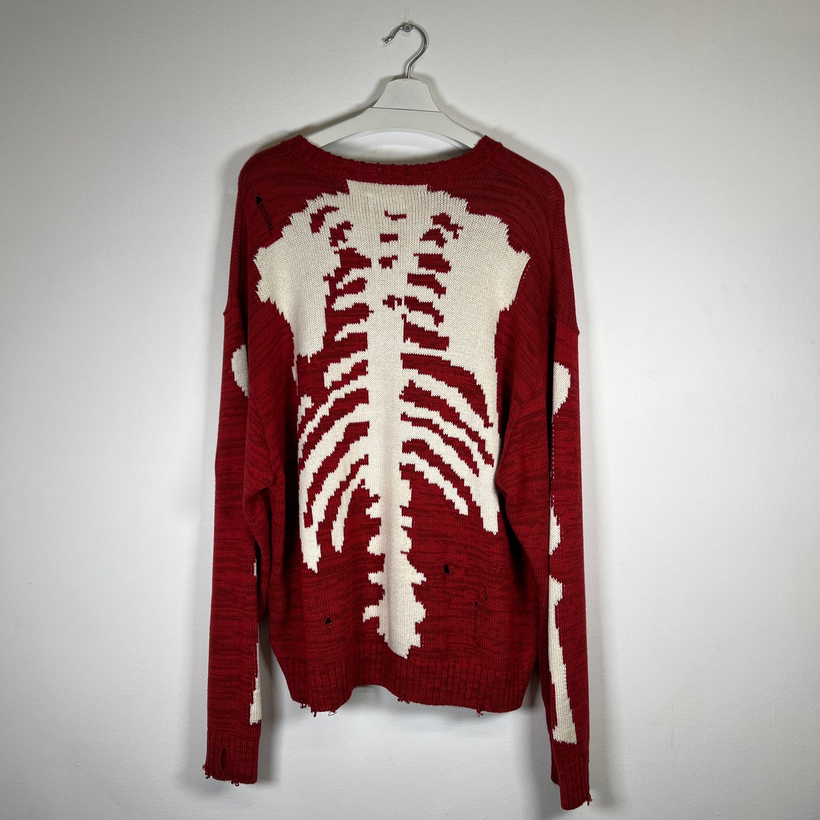Kapital 7G Knit Red Skeleton Size L