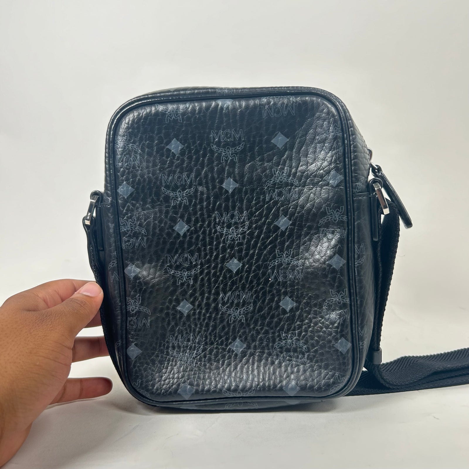 MCM Black Small Cross-Body Bag