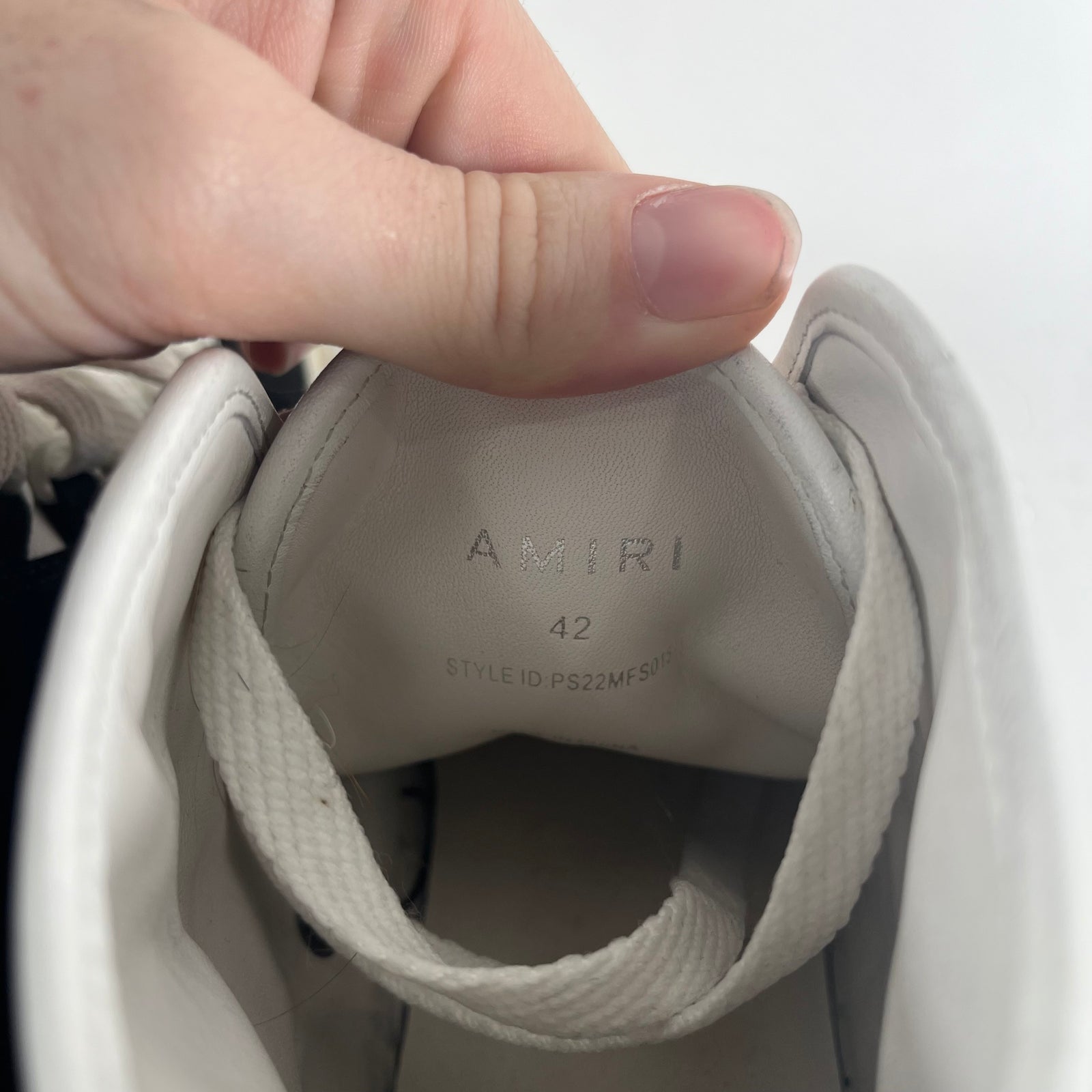 Amiri 'AM' Hightops Size 42