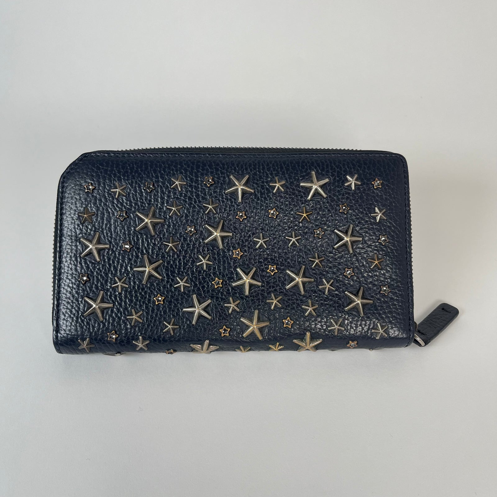 Jimmy Choo Carnaby Star Stud Zip Wallet
