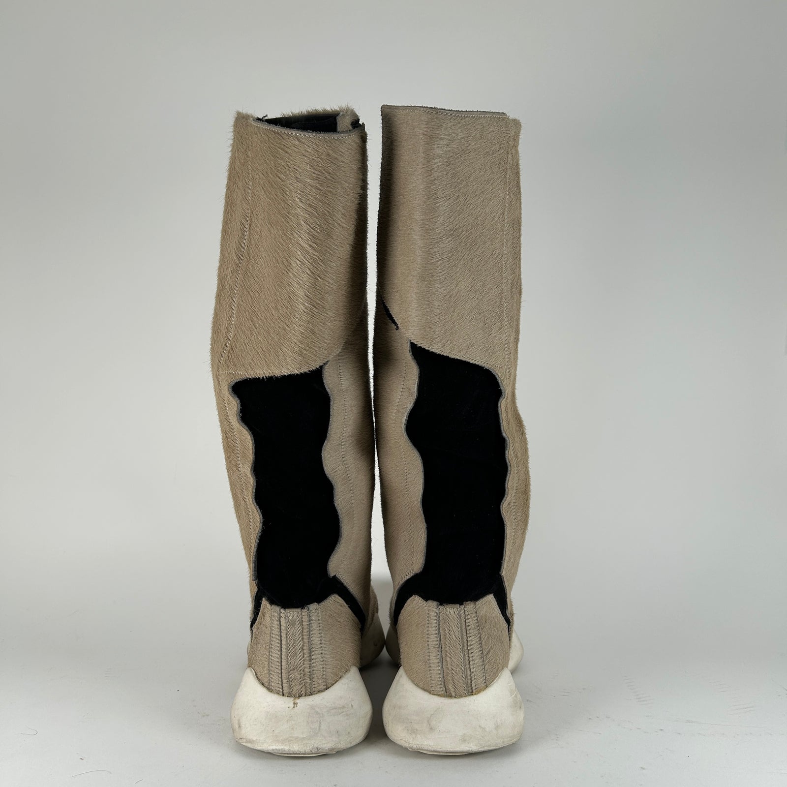 Rick Owens x Adidas Pony Hair Stretch Boot Size 44