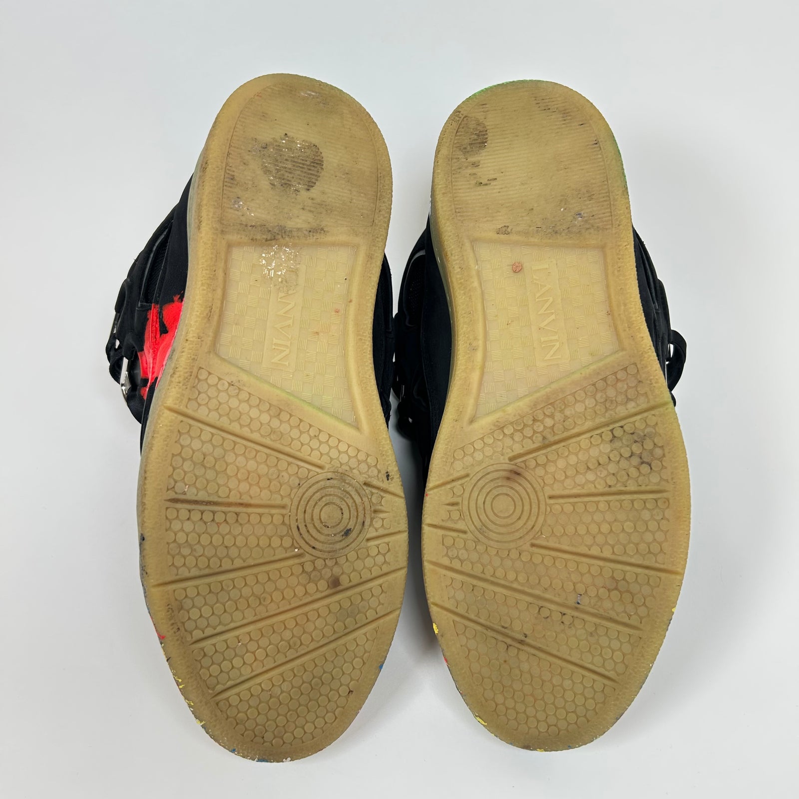 Lanvin x Gallery Dept Paint Splatter Curb Sneaker Size 44