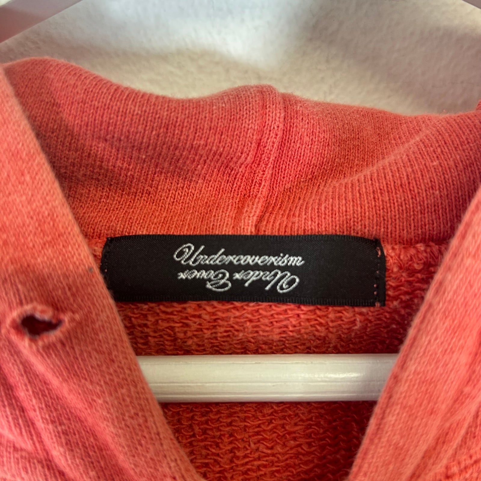 Undercover Red Scab Zip Up Hoodie Size M