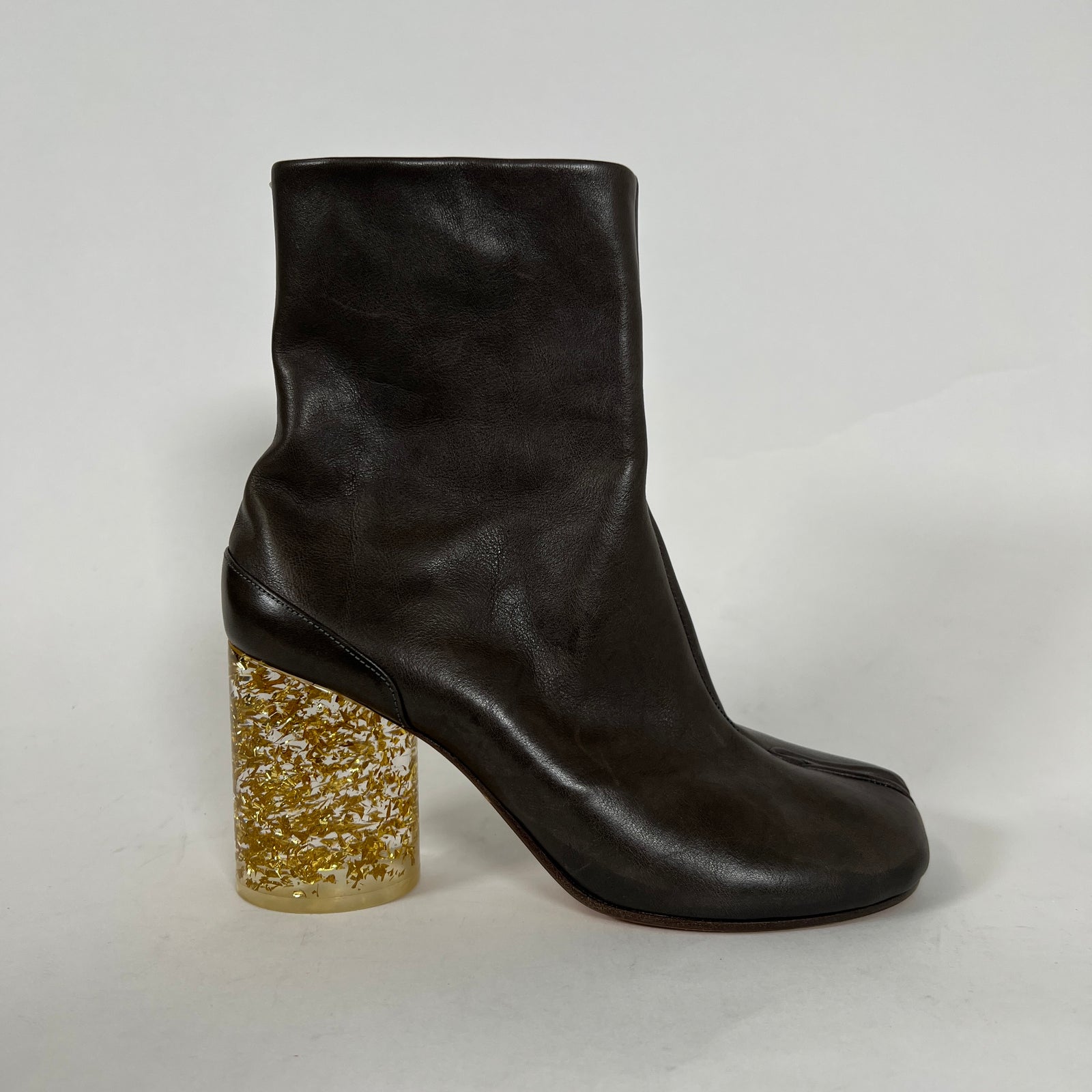 Maison Margiela Glitter Heel Tabi Boots Sz 37