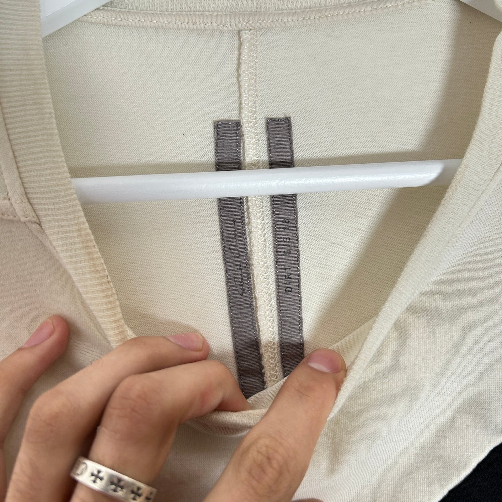 Rick Owens SS18 'Dirt' Superhuman Sample T-Shirt Size S