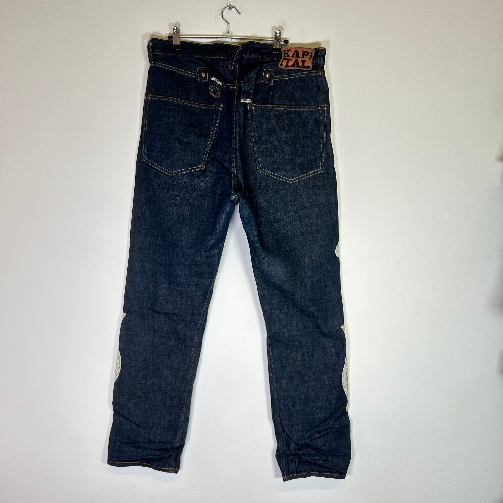 Kapital 12.5oz Denim Mexican Tuxedo Okagilly Jeans Size 34