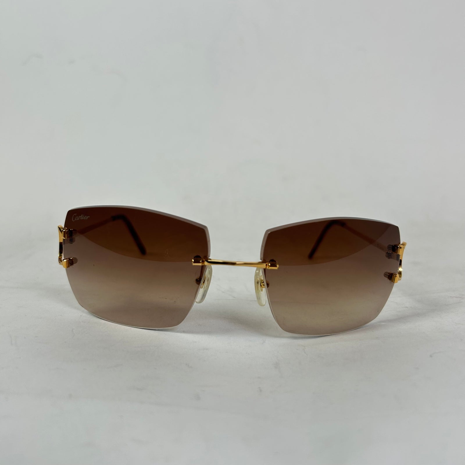 Cartier Big C Decor Gold Wire Glasses