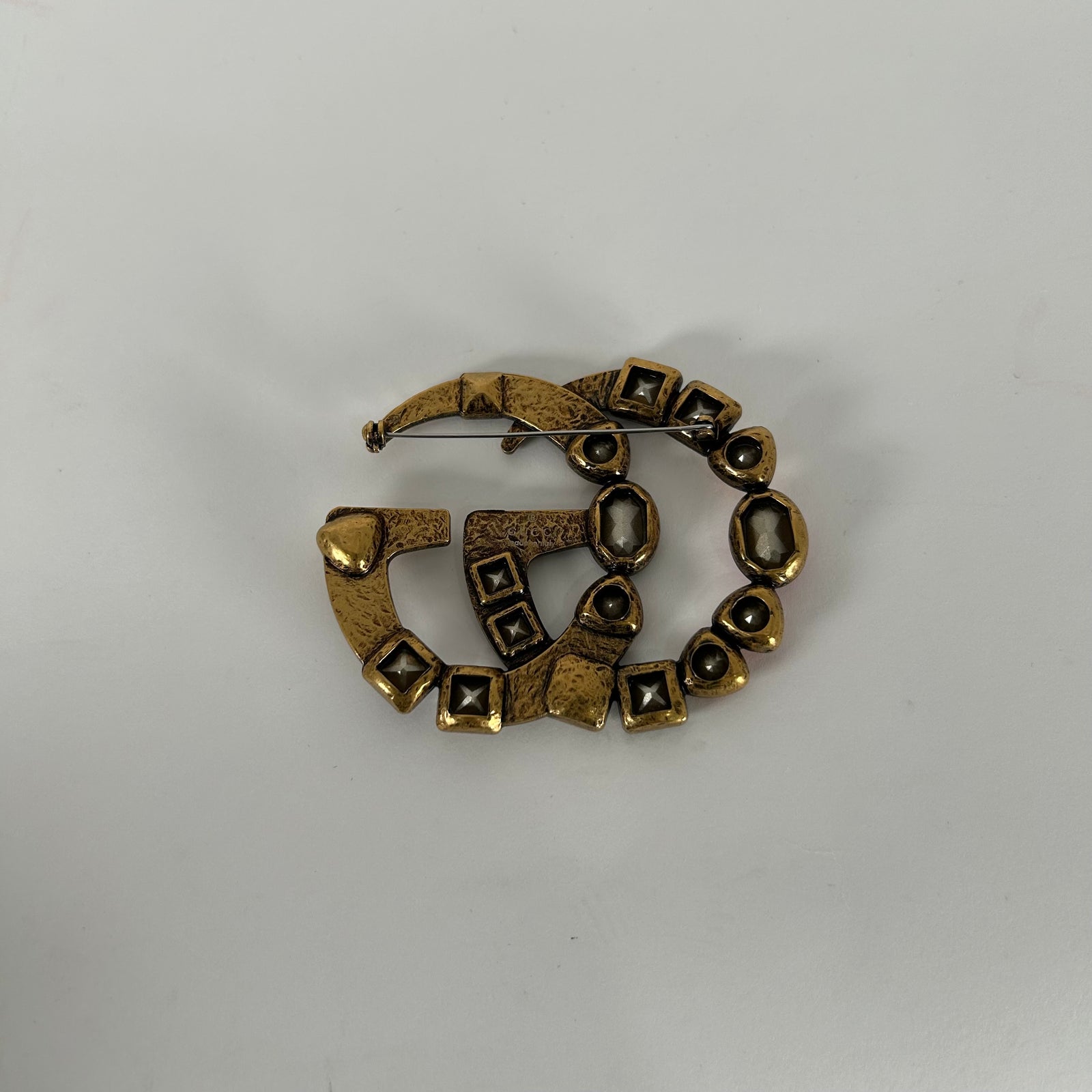Gucci GG Multi Crystal Broach