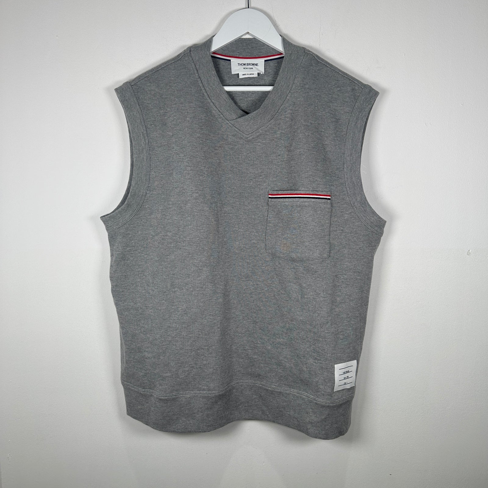Thom Browne Grey Sweater Vest Size 4