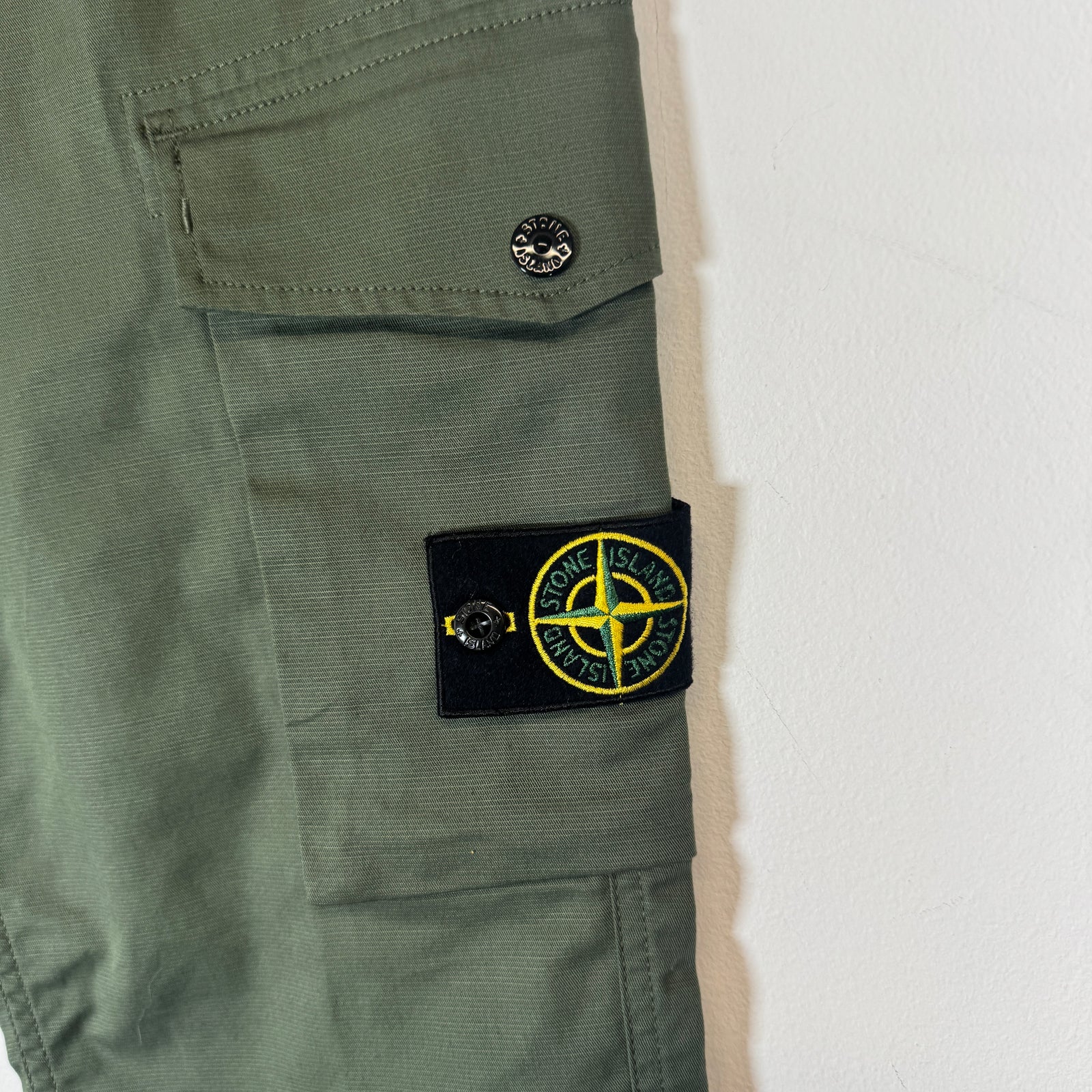 Stone Island Olive Cargos Size 31