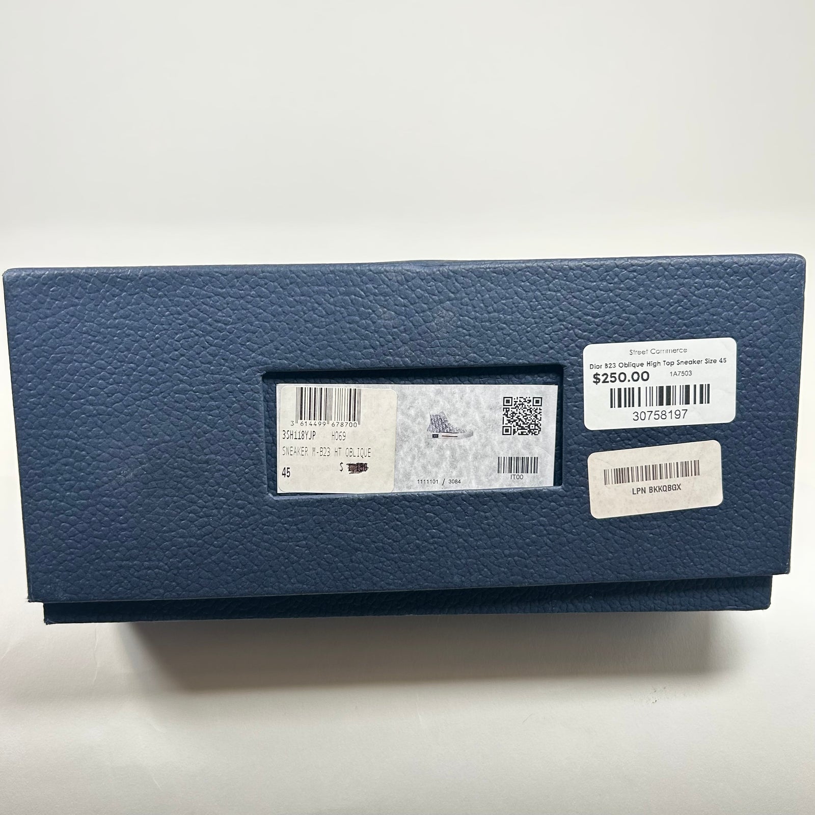 Dior B23 Oblique High Top Sneaker Size 45