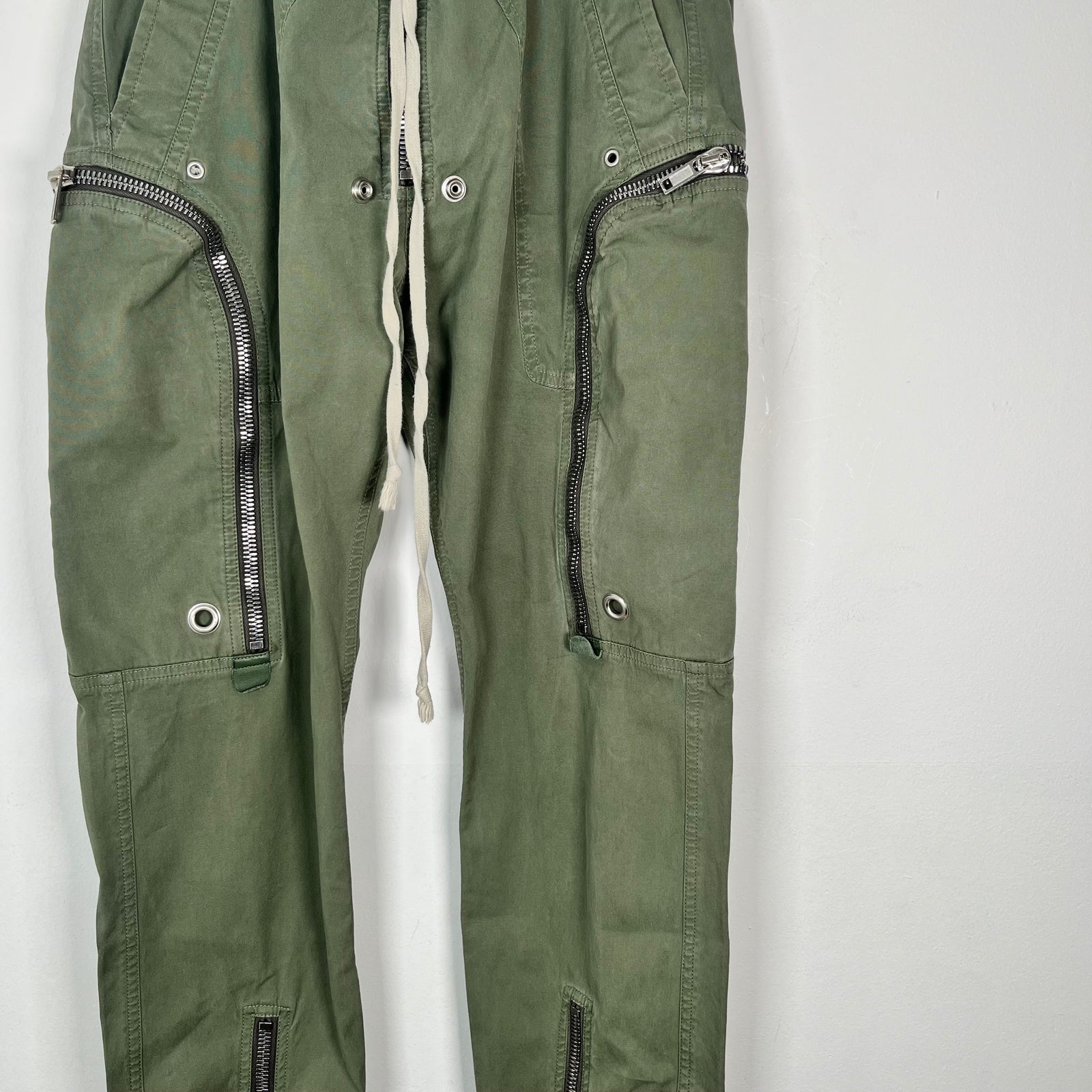 Rick Owens Green Bauhaus Cargo Pants Size S