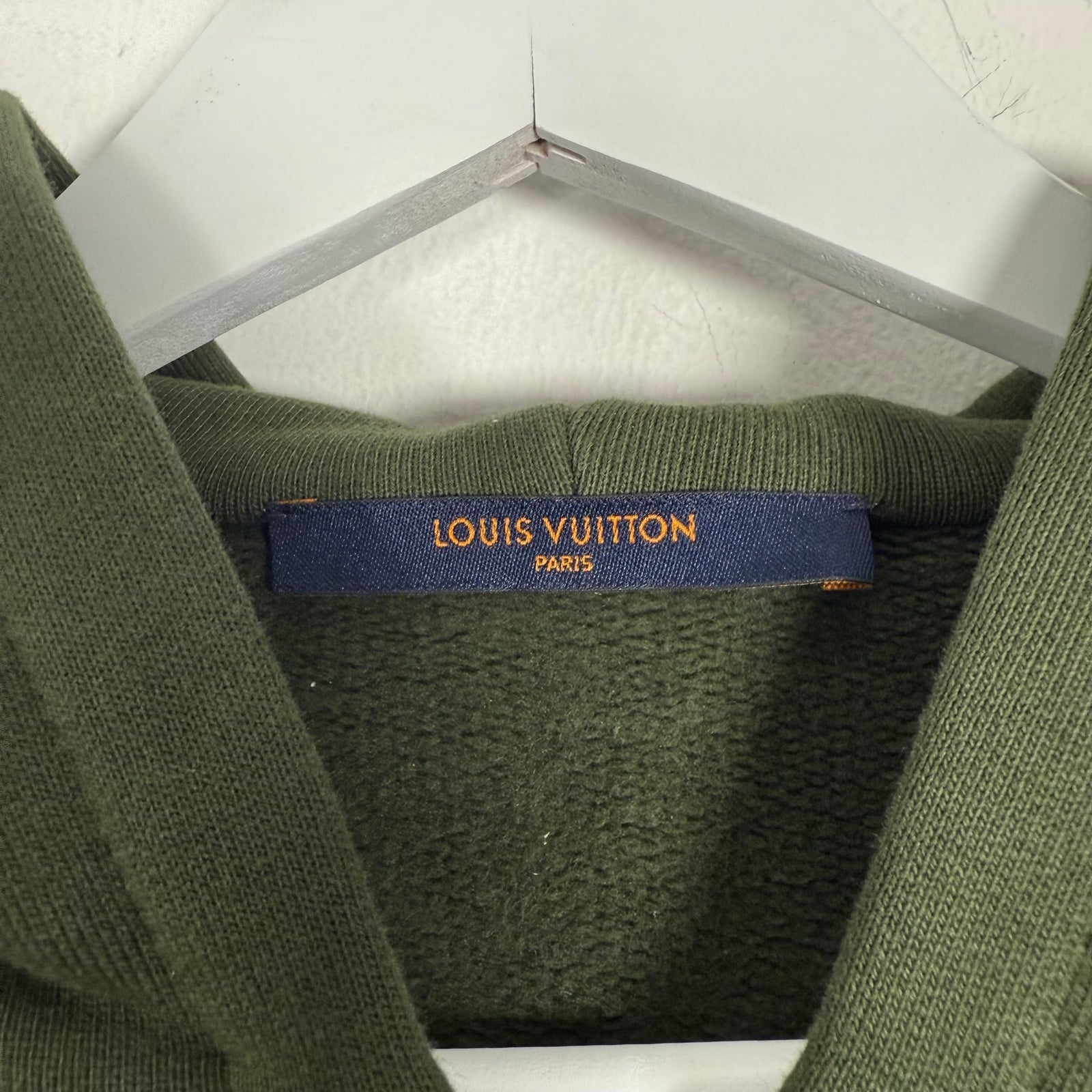 Louis Vuitton 3D Pocket Green Hoodie Size S
