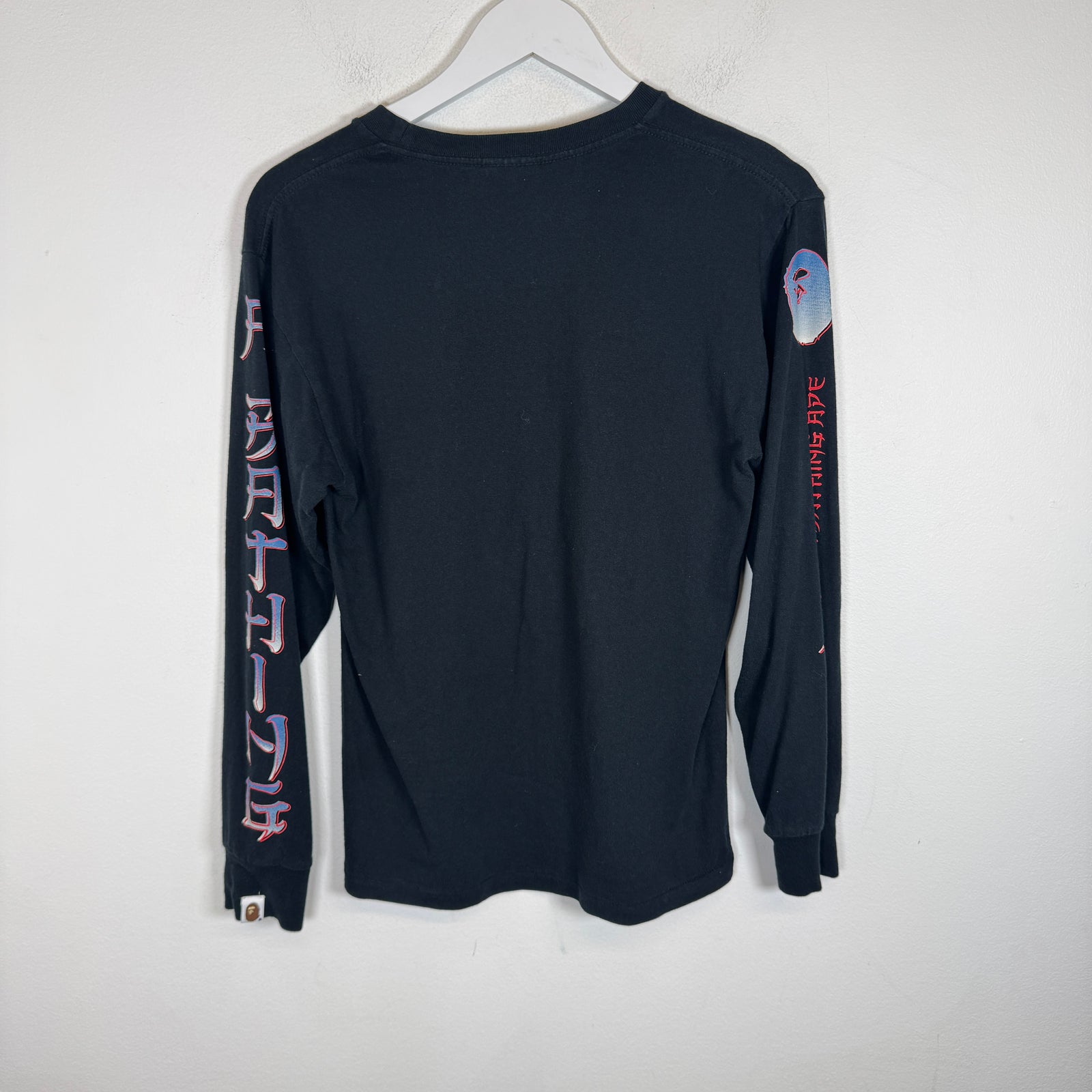 Bape Black 'Master' Logo Longsleeve Size S
